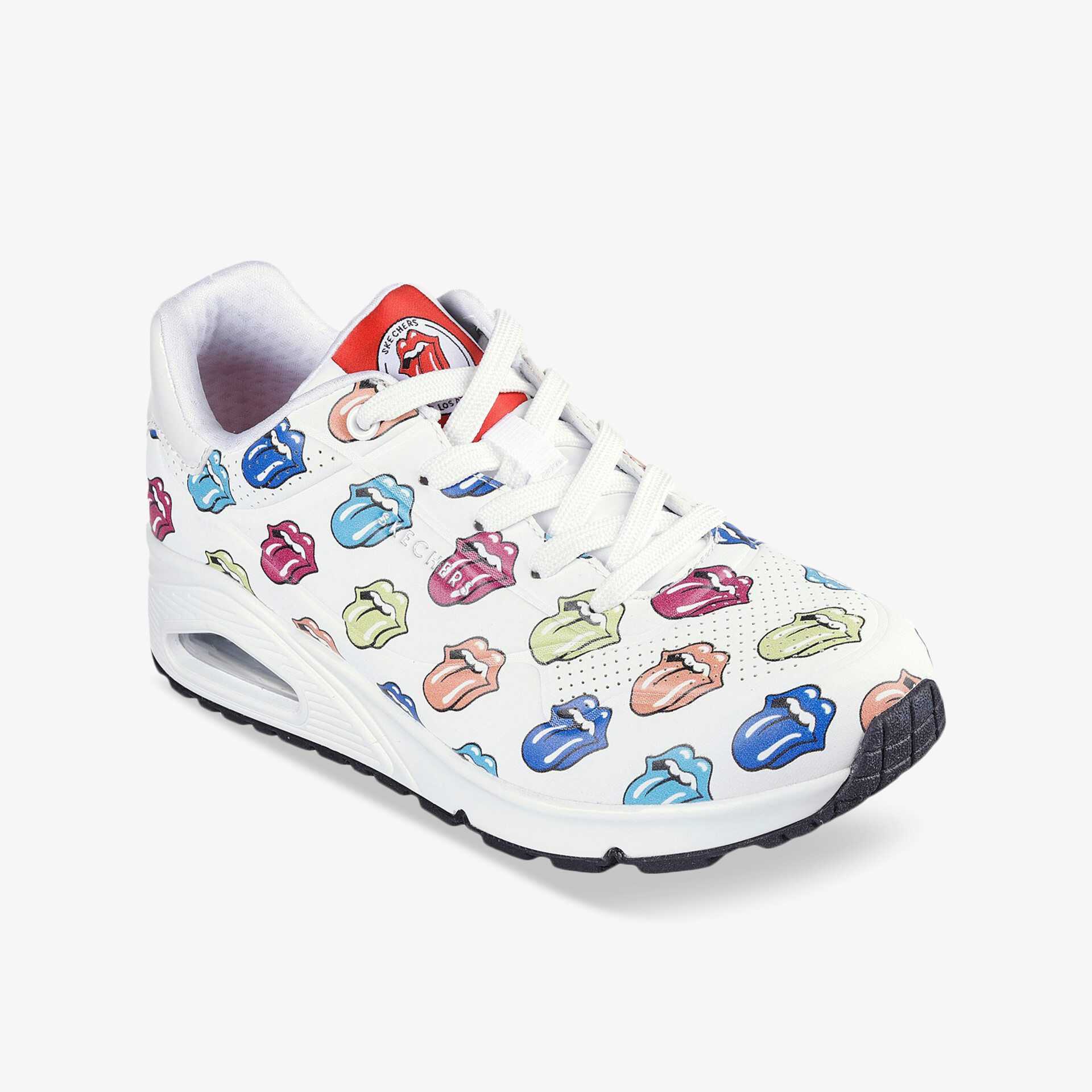 leichter Sneaker mit buntem Muster und gepolsterter Innensohle für hohen Tragekomfort und sportlichen Stil