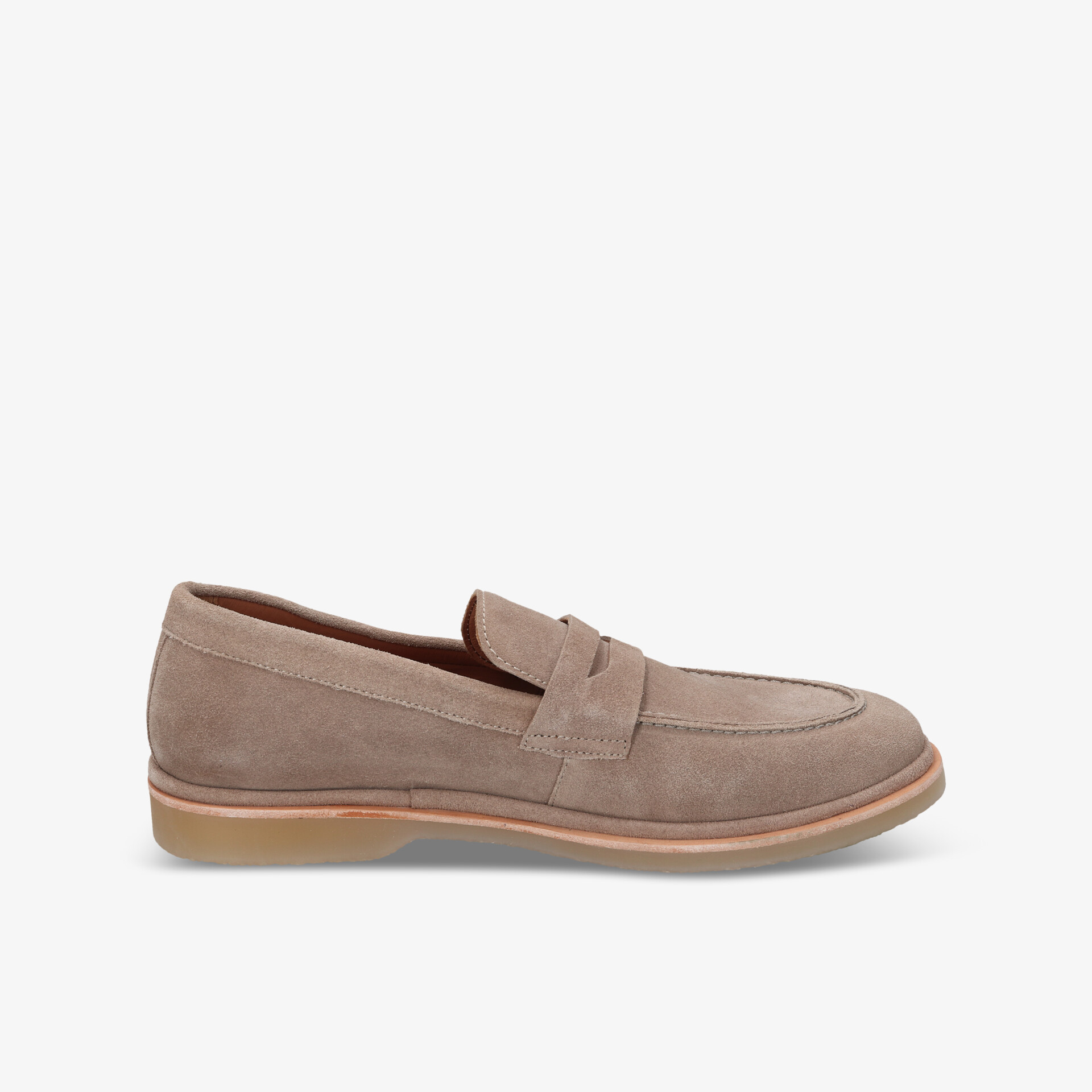 Elegant gestalteter Loafer aus weichem Wildleder mit komfortabler Passform und flexibler leichter Sohle