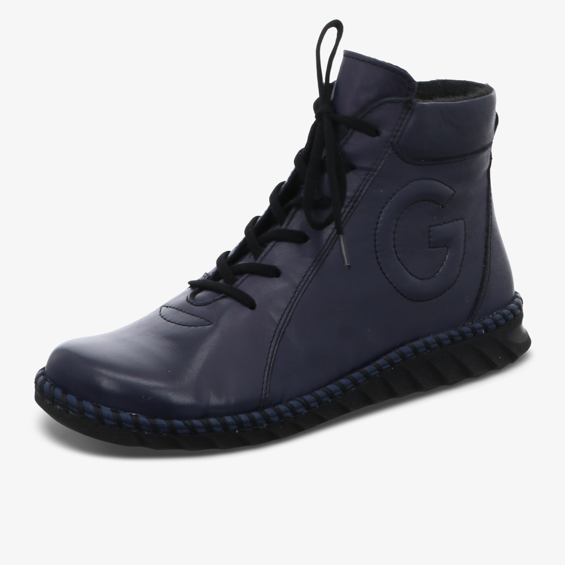 Eleganter Lederschuh mit flexibler Laufsohle und praktischer Schnürung für hohen Tragekomfort