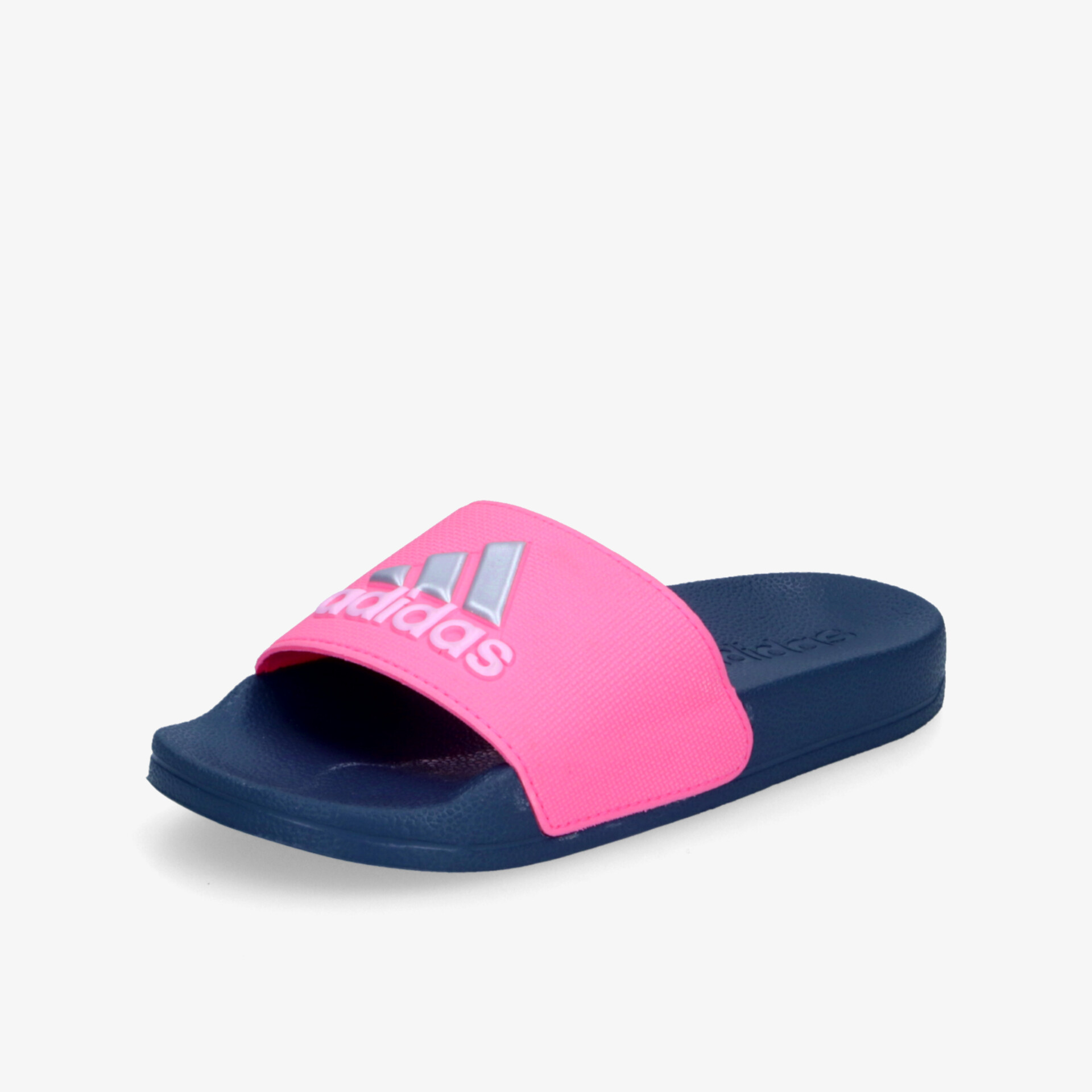 Komfortable und modische Adidas Slide Sandale in Pink und Blau mit rutschfester Sohle für vielseitigen Einsatz