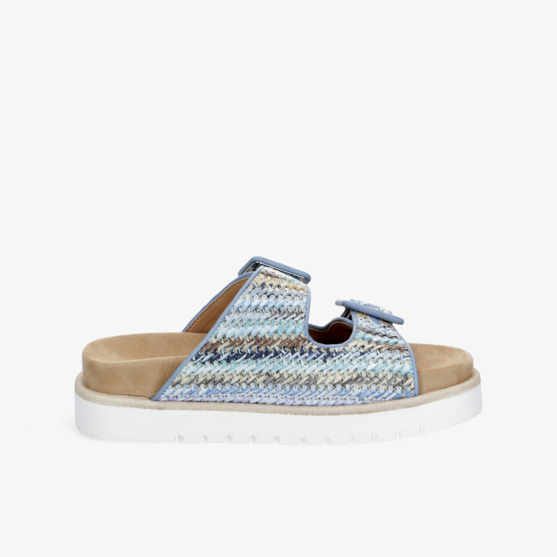 Leichte Sandale mit verstellbaren Riemen und gepolsterter Innensohle für hohen Tragekomfort