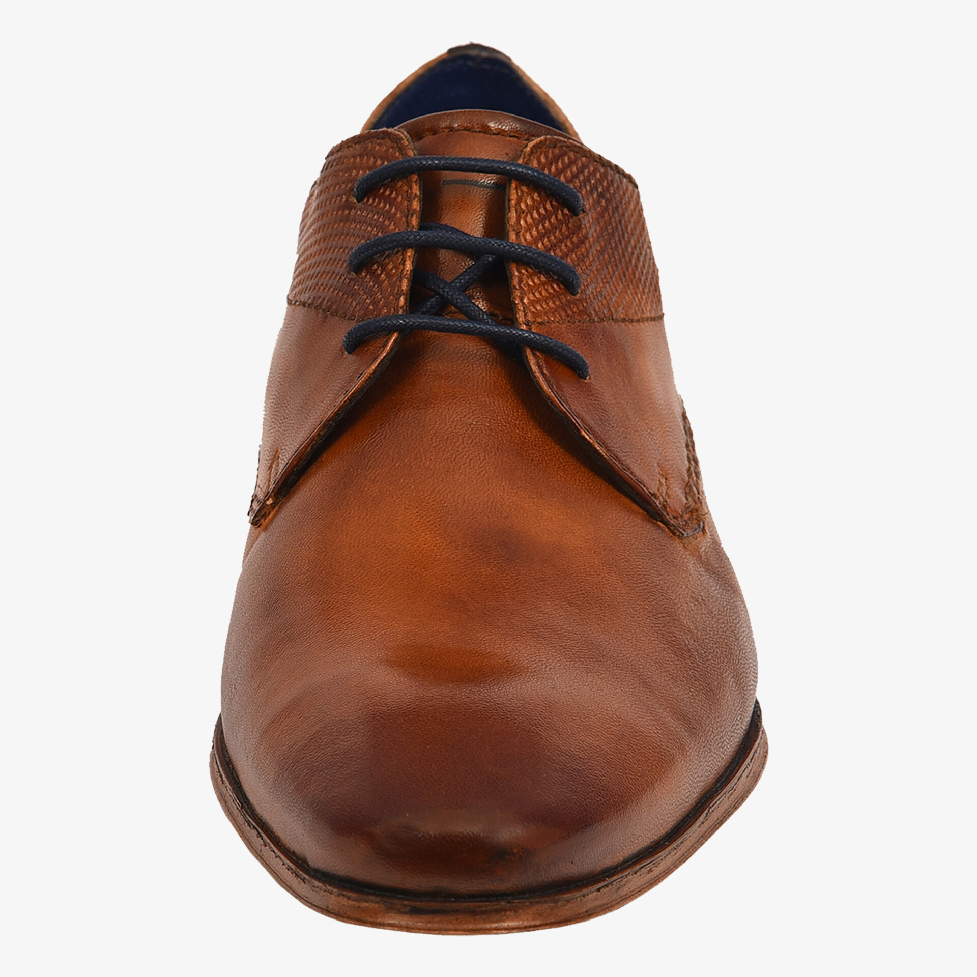Eleganter brauner Lederschnürschuh in klassischem Design für stilvolle Auftritte.