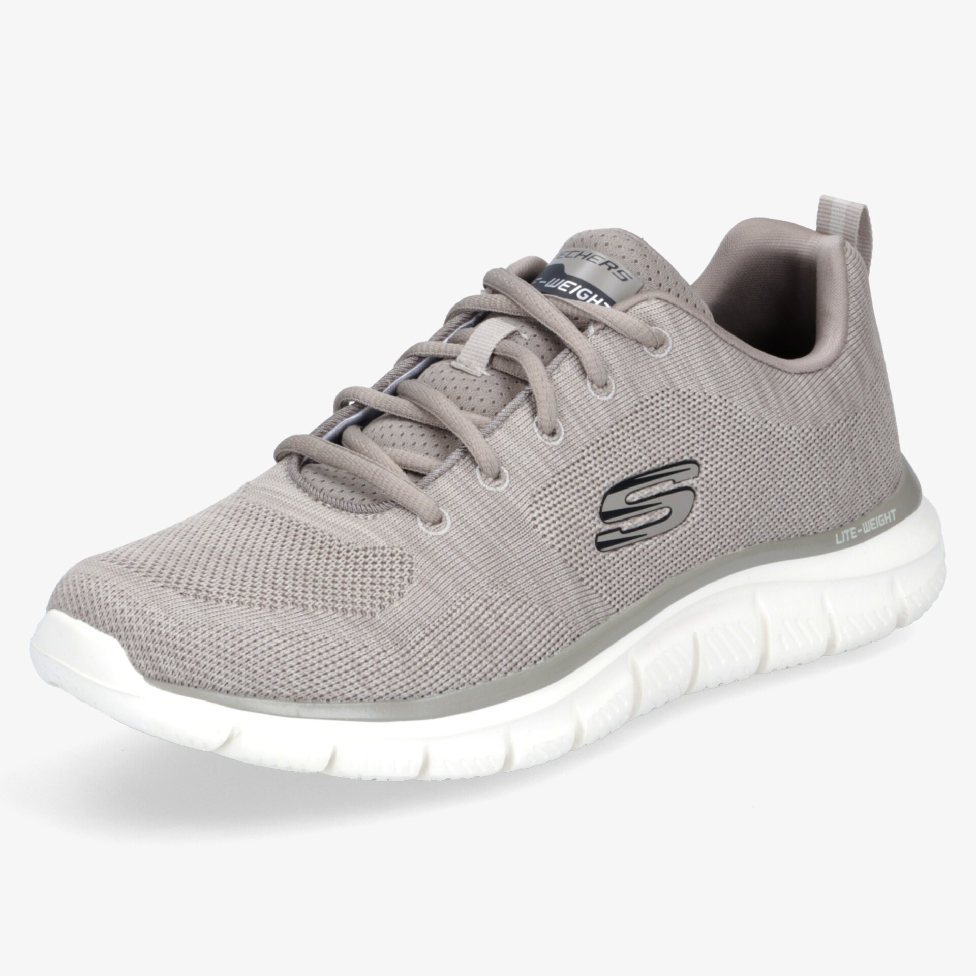 Sportlicher grauer Sneaker mit atmungsaktivem Obermaterial und flexibler, leichter Sohle für hohen Tragekomfort