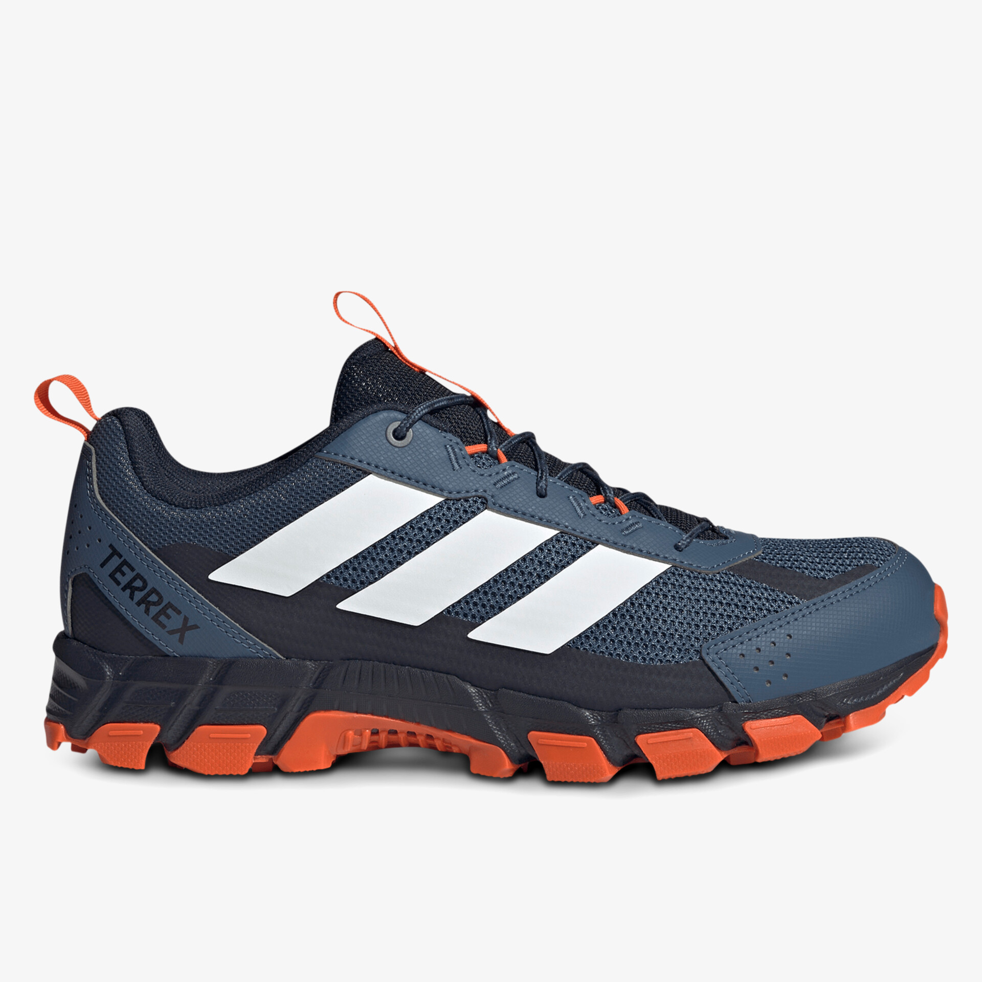Sportlicher Outdoor-Schuh mit robuster Sohle, atmungsaktivem Material und auffälliger Farbkombination