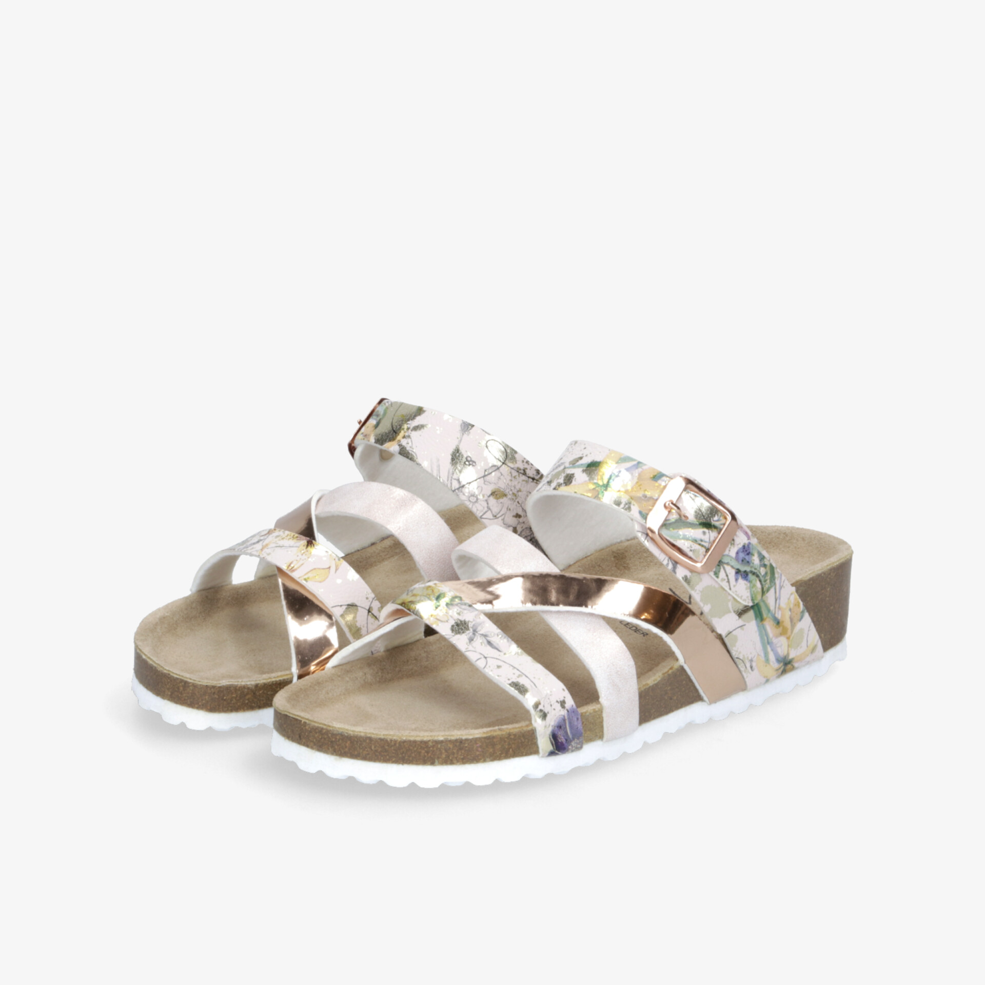 Moderne flache Sandalen mit gepolsterter Innensohle, verstellbaren Riemen und rutschfester Sohle für hohen Komfort