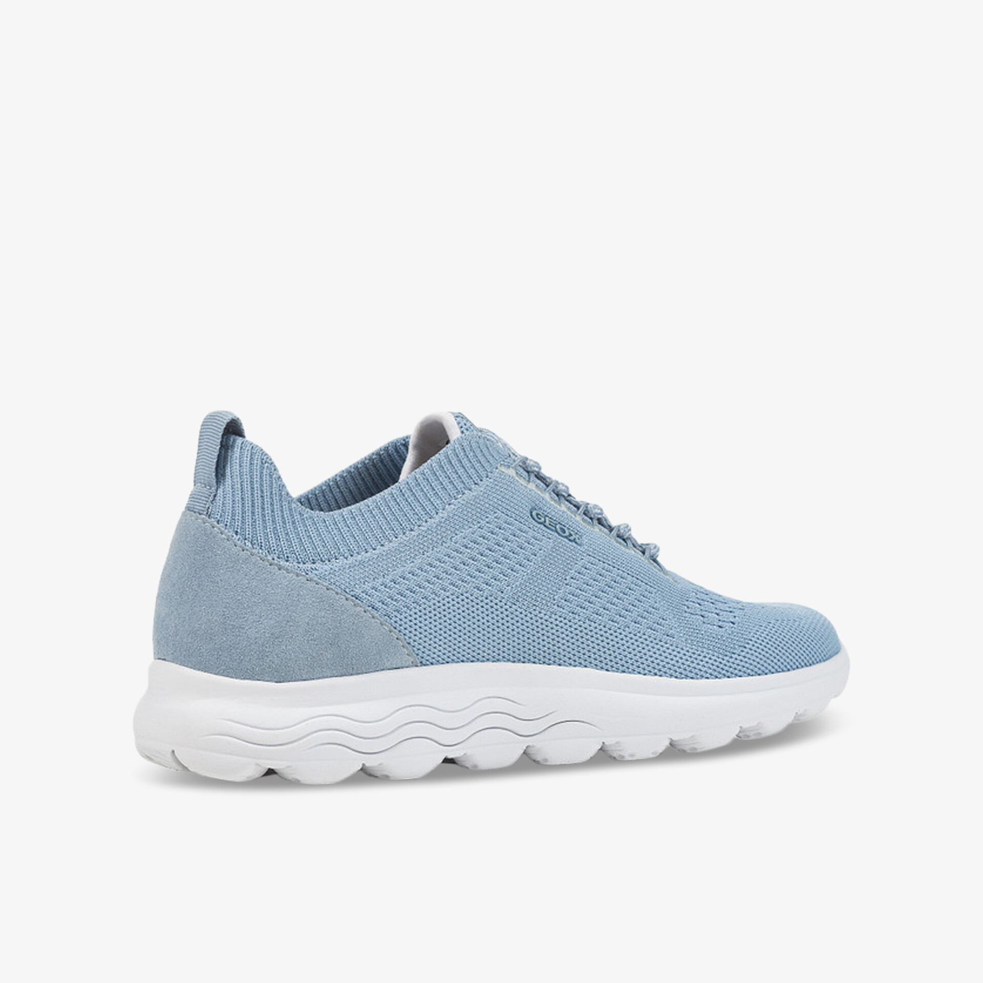 Leichter, atmungsaktiver blauer Sneaker mit flexibler, rutschfester Sohle und stylischem Design.