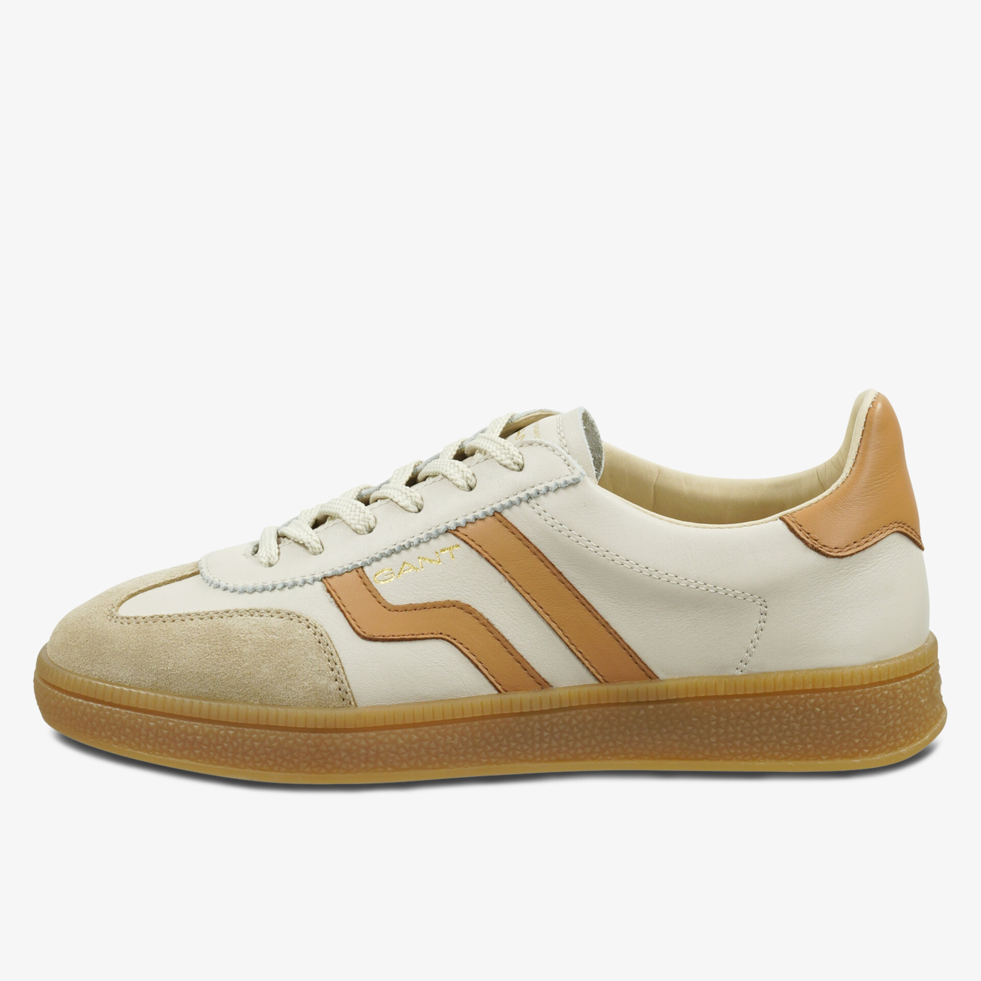 Stylische Sneakers mit Kontraststreifen und rutschfester Sohle für optimalen Komfort und modischen Look.
