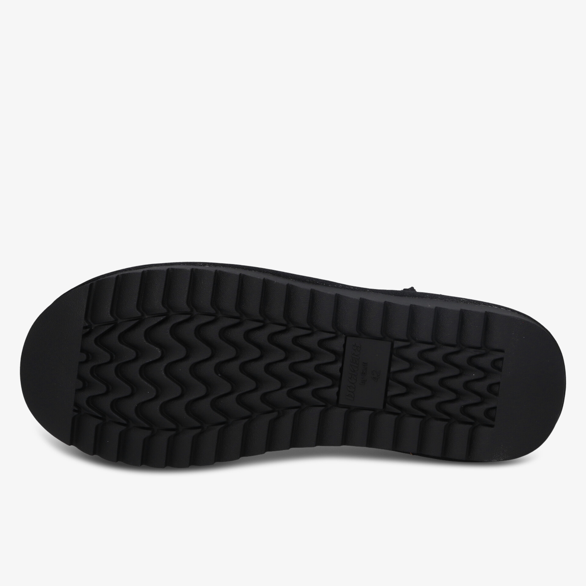 Robuste Schuhsohle mit tiefem, rutschfestem Profil für sicheren Halt und lange Lebensdauer