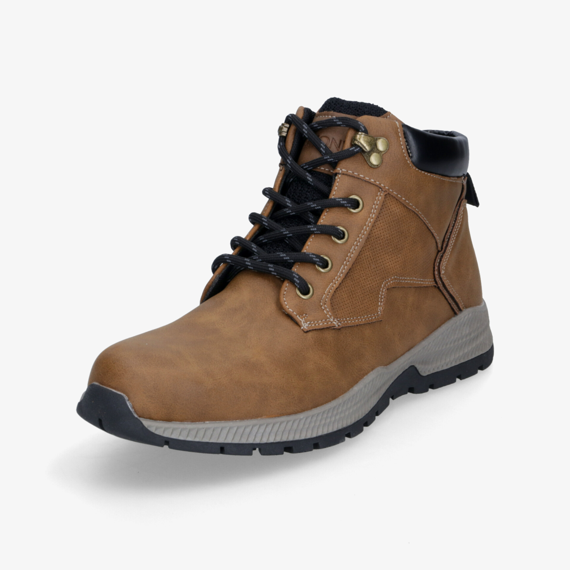 Robuster brauner Wanderstiefel mit stabiler Schnürung und rutschfester Sohle für hohen Tragekomfort bei Outdoor-Aktivitäten