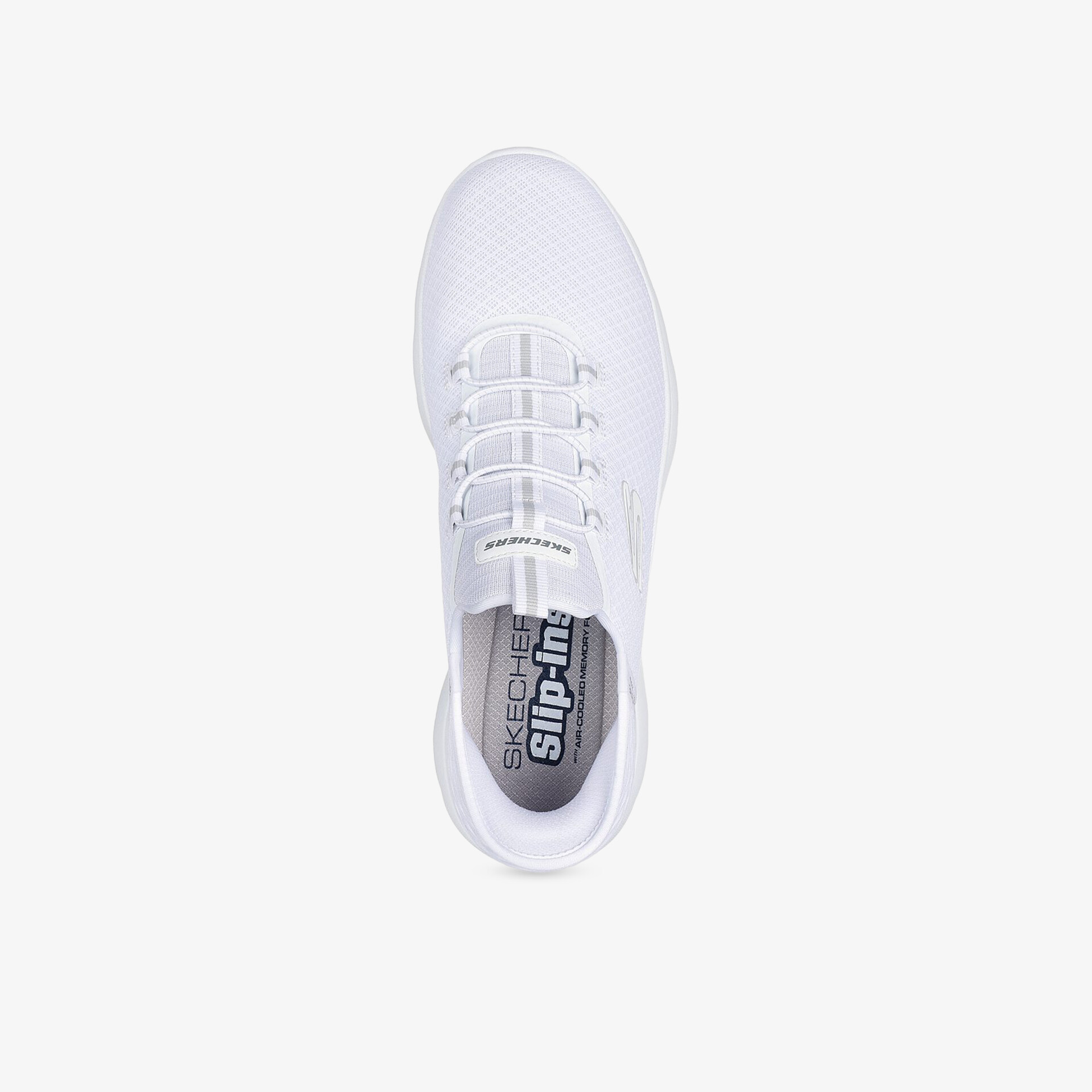 Weißer Sneaker mit leichter Schnürung und cleanem Design in sportlicher, bequemer Ausführung