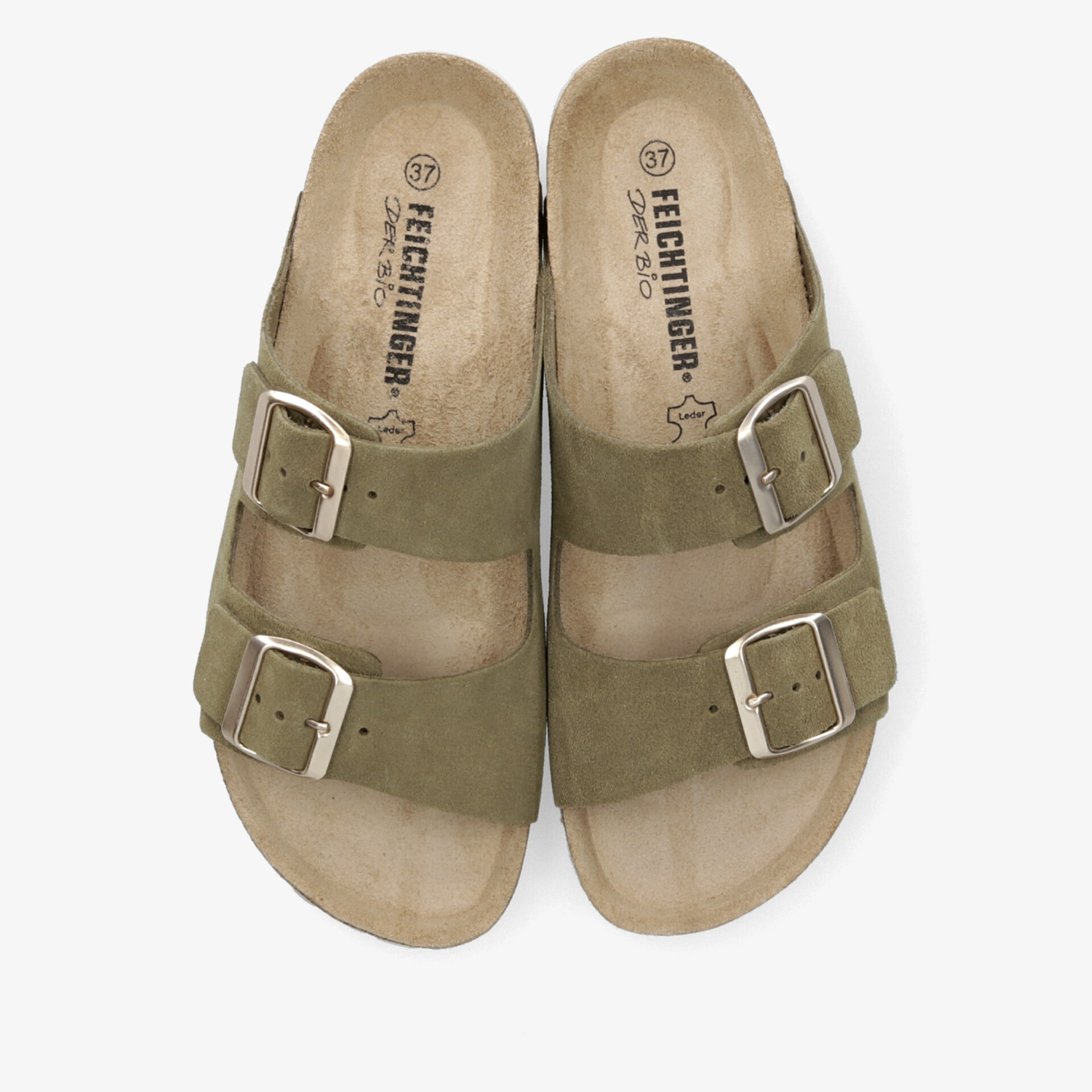 Bequeme Sandalen mit zwei verstellbaren Riemen und weichem Fußbett für angenehmen Tragekomfort