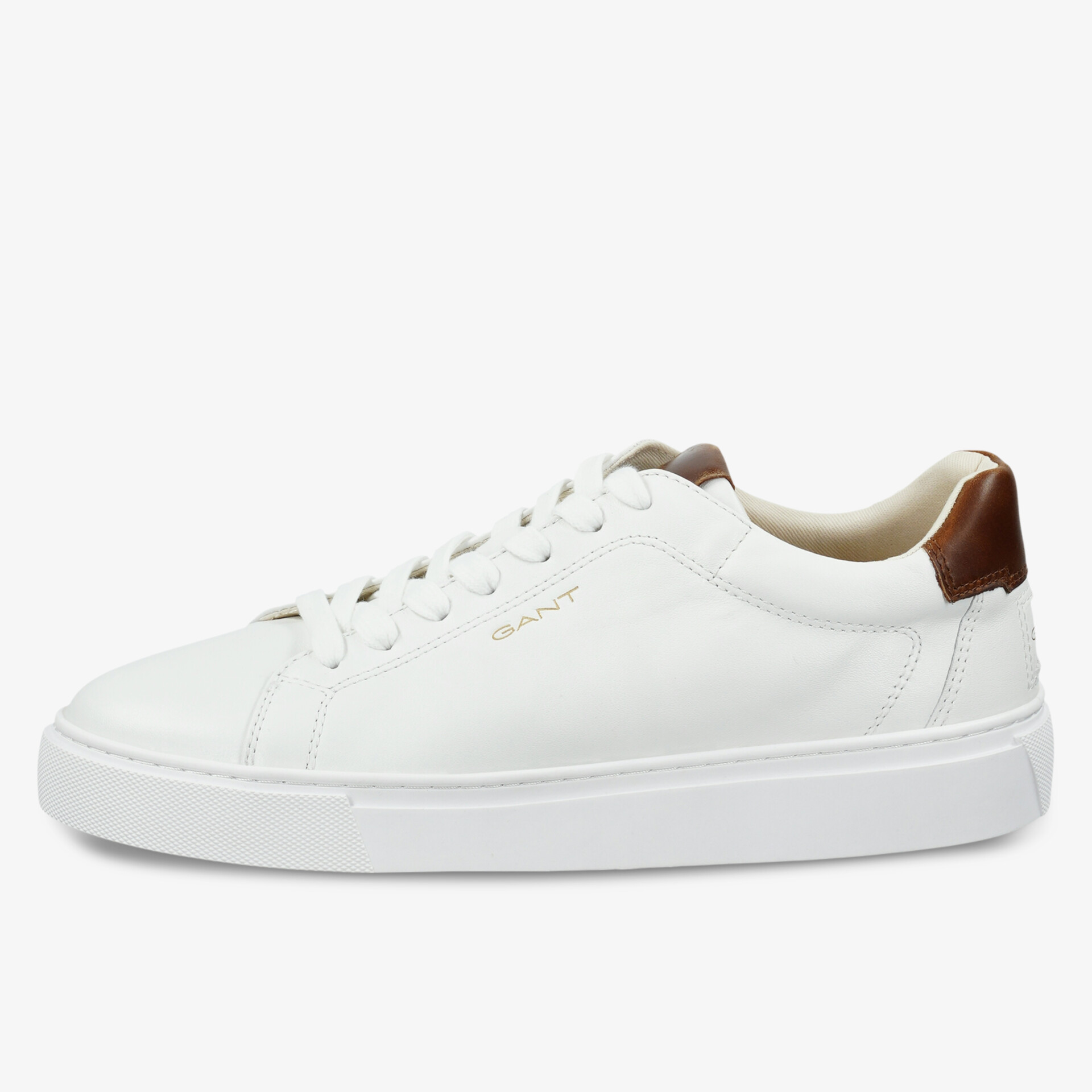 Stilvoller weißer Sneaker mit eleganten Details und hohem Tragekomfort. Perfekt für jeden Anlass.