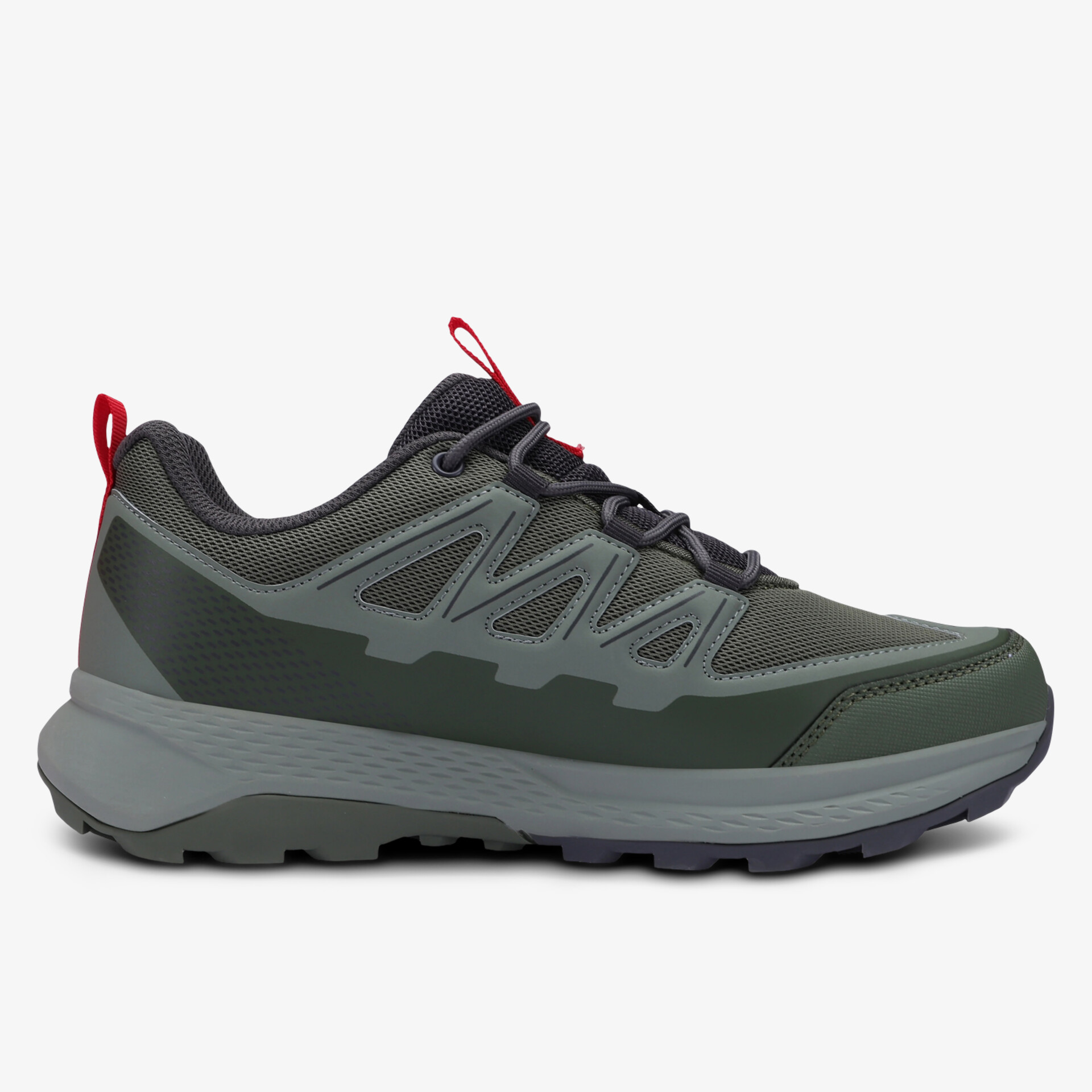 Lässiger Outdoor-Schuh mit robustem Material, gepolstertem Einstieg und rutschsicherer Sohle für sicheren Halt