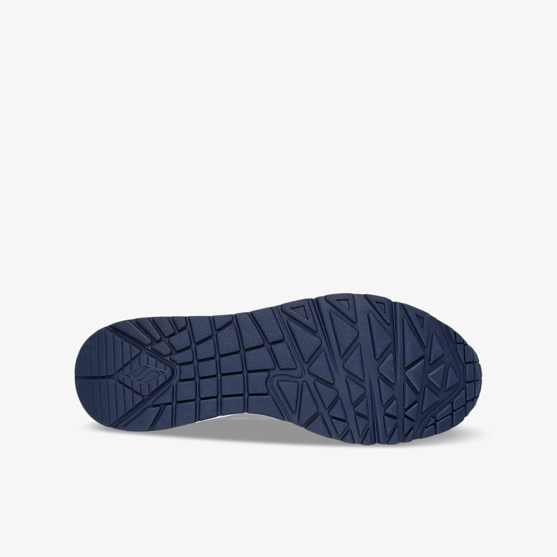 Robuste blaue Schuhsohle mit starkem Profil für optimalen Halt und hohe Flexibilität bei jedem Schritt