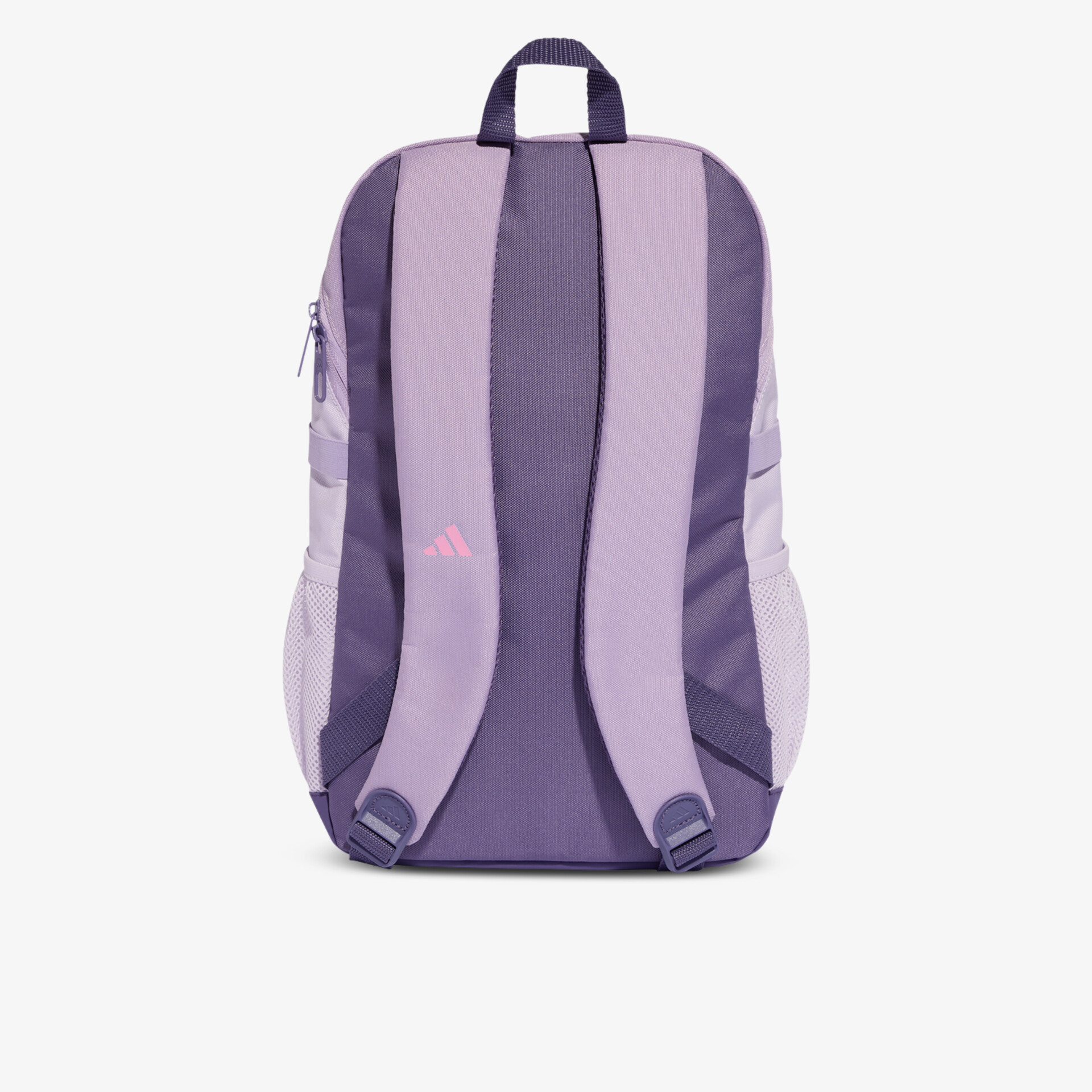 Leichter lila Rucksack mit geräumigem Hauptfach und gepolsterten Schultergurten für hohen Tragekomfort
