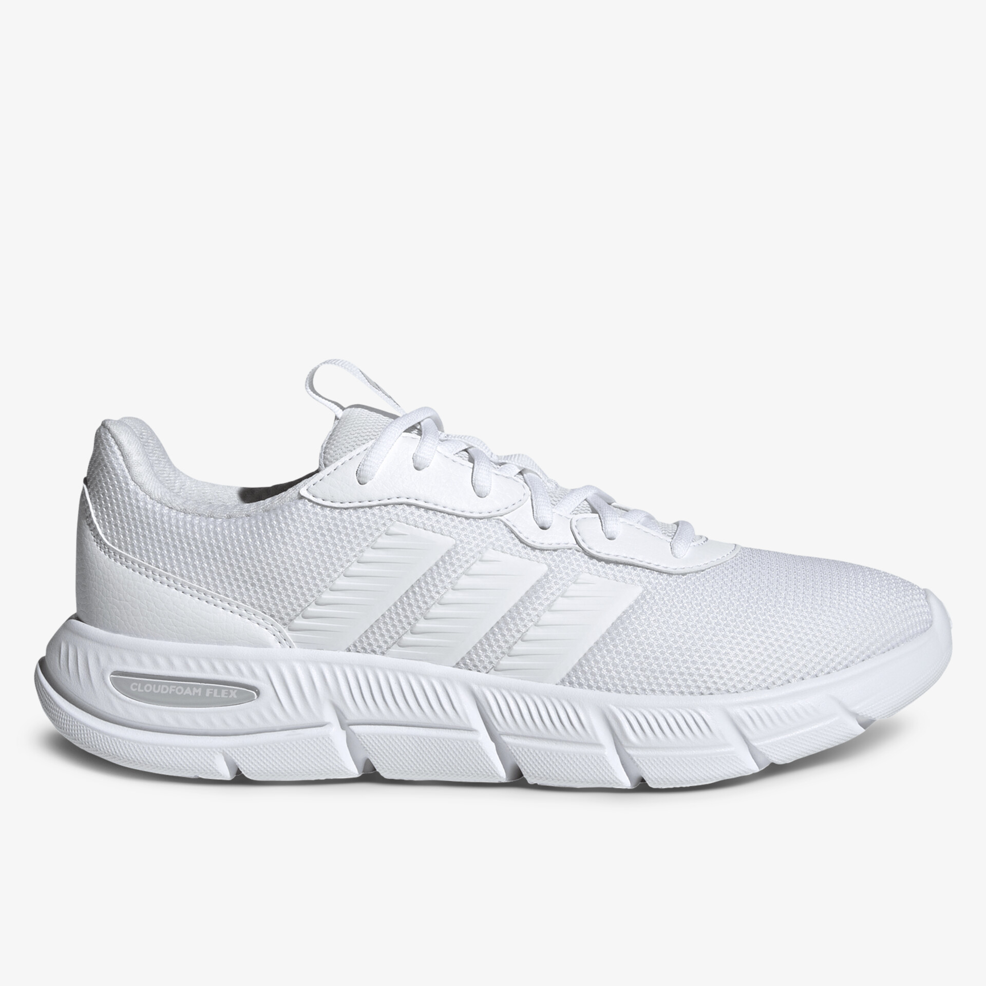 Leichter, atmungsaktiver Sportschuh mit flexibler Sohle und moderner, bequemer Passform in Weiß