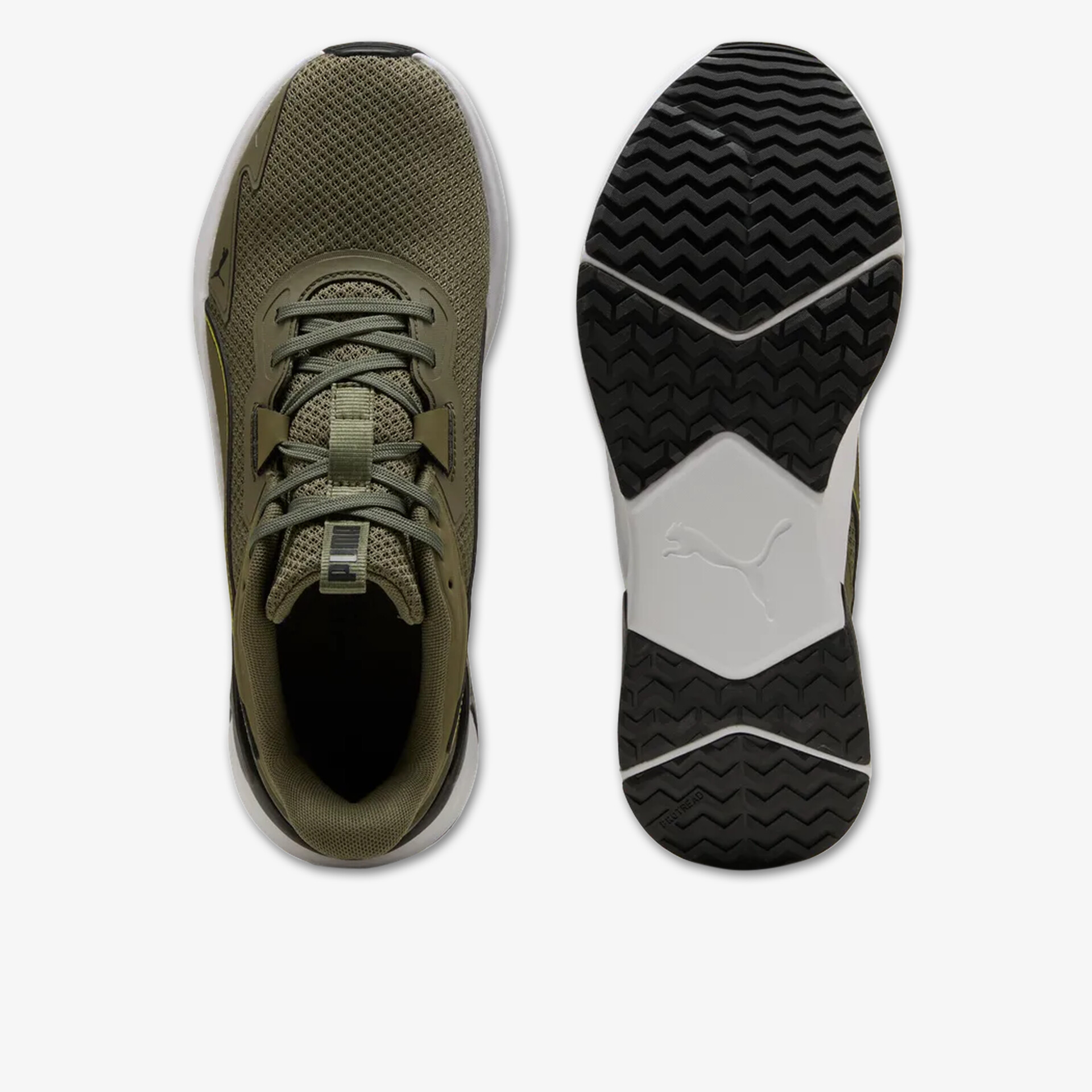 Robuster Schuh mit profilierter rutschfester Sohle und fester Schnürung, ideal für festen Halt
