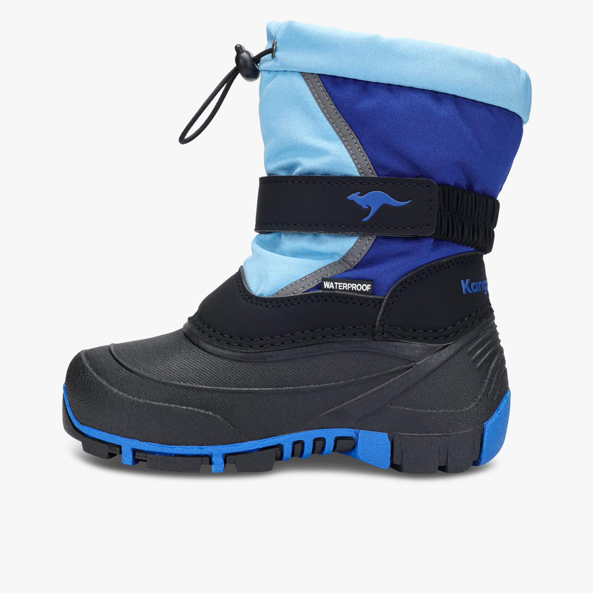 Wasserdichter Winterstiefel mit robuster, rutschfester Sohle und verstellbarem Riemen für optimalen Schutz