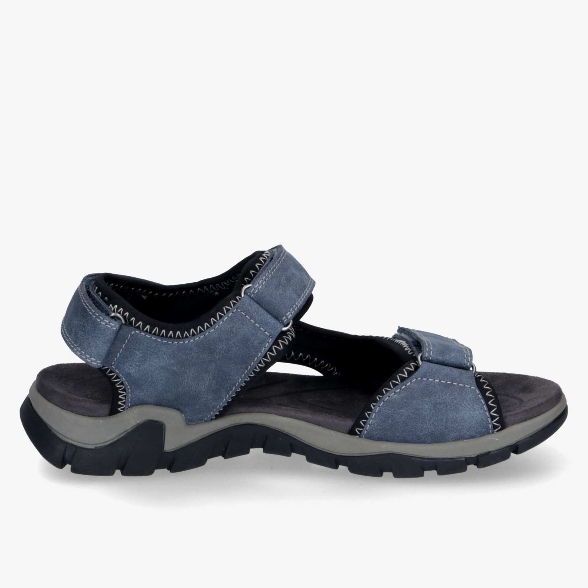 Komfortable Sandale mit rutschfester Sohle und verstellbaren Riemen, ideal für Outdoor-Aktivitäten.