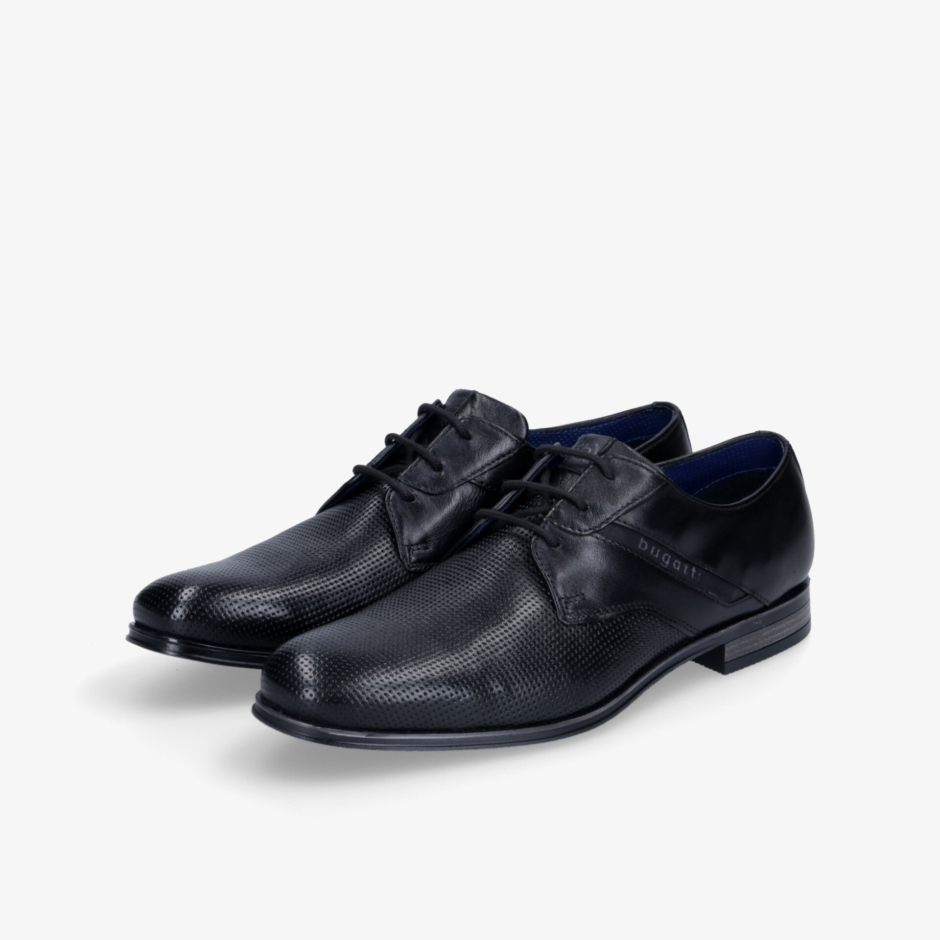 Elegante schwarze Schnürschuhe aus Leder mit klassischem Design für stilvolle Anlässe