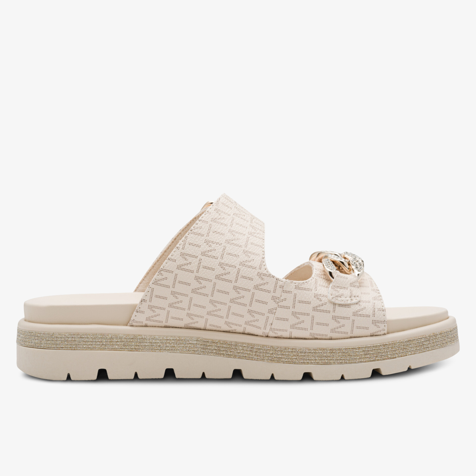 Stilvolle Slip-On-Sandalen mit modernem Design und komfortabler Sohle.