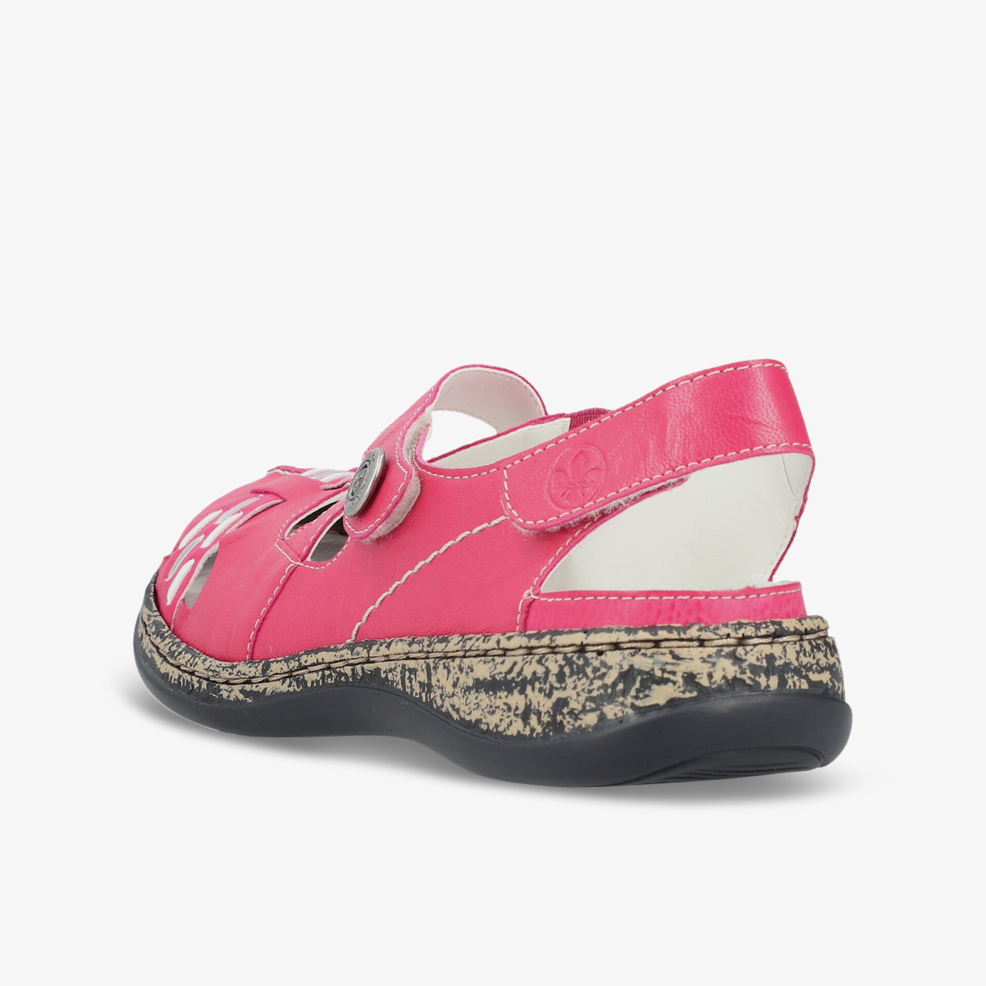 Bequemer rosa Schuh mit verstellbarem Riemen und gepolsterter Sohle bietet optimalen Halt und Flexibilität