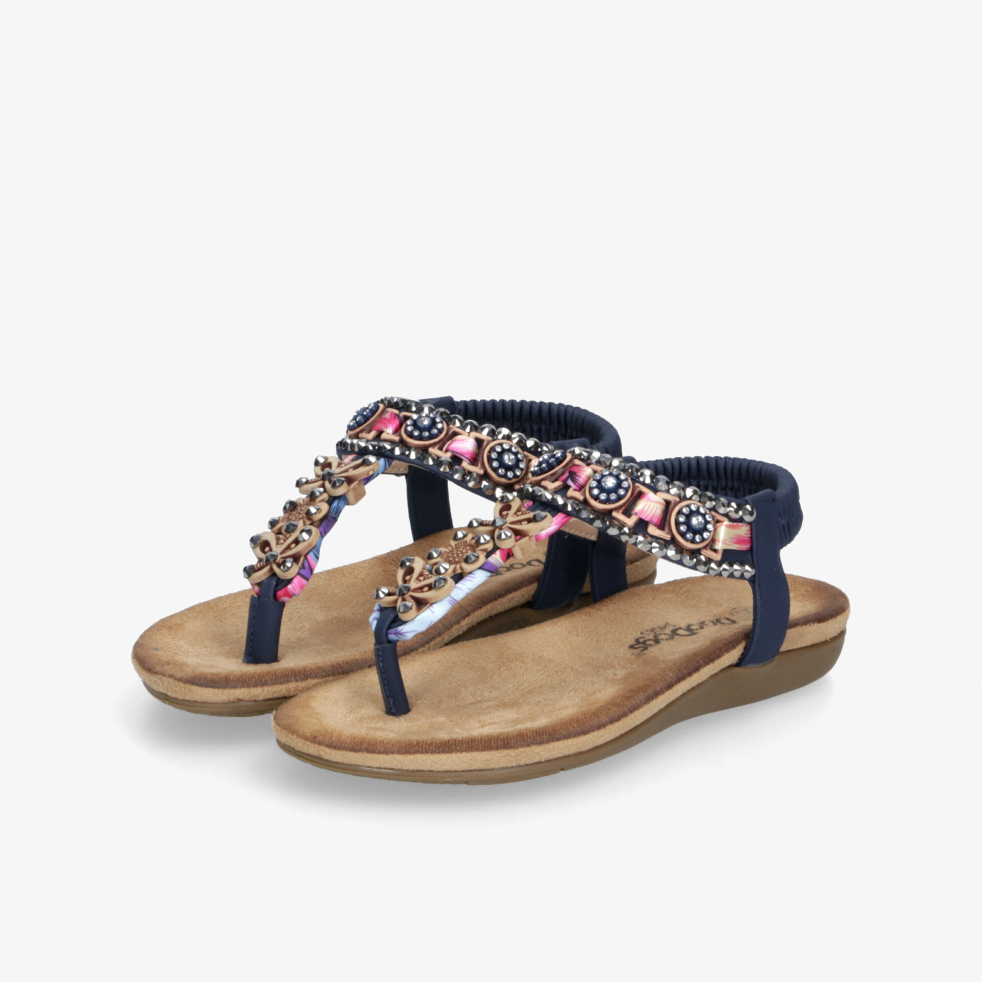 Leichte, bequeme Sandalen mit verzierter Riemenoptik für sommerlichen, modischen und flexiblen Tragekomfort