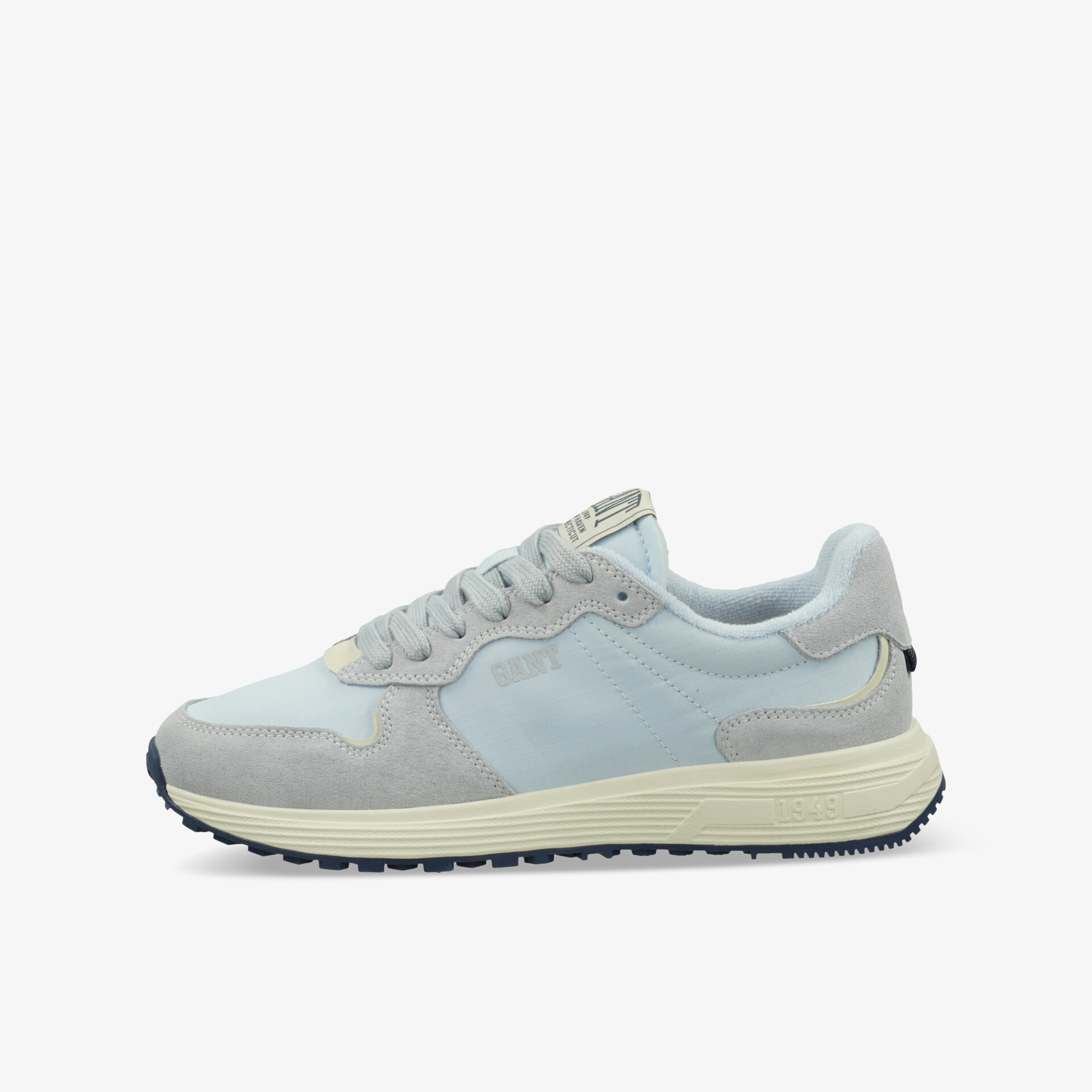 Leichter und bequemer Sportschuh in modernem Blau-Grau mit flexibler und robuster Sohle, ideal für vielseitigen Einsatz