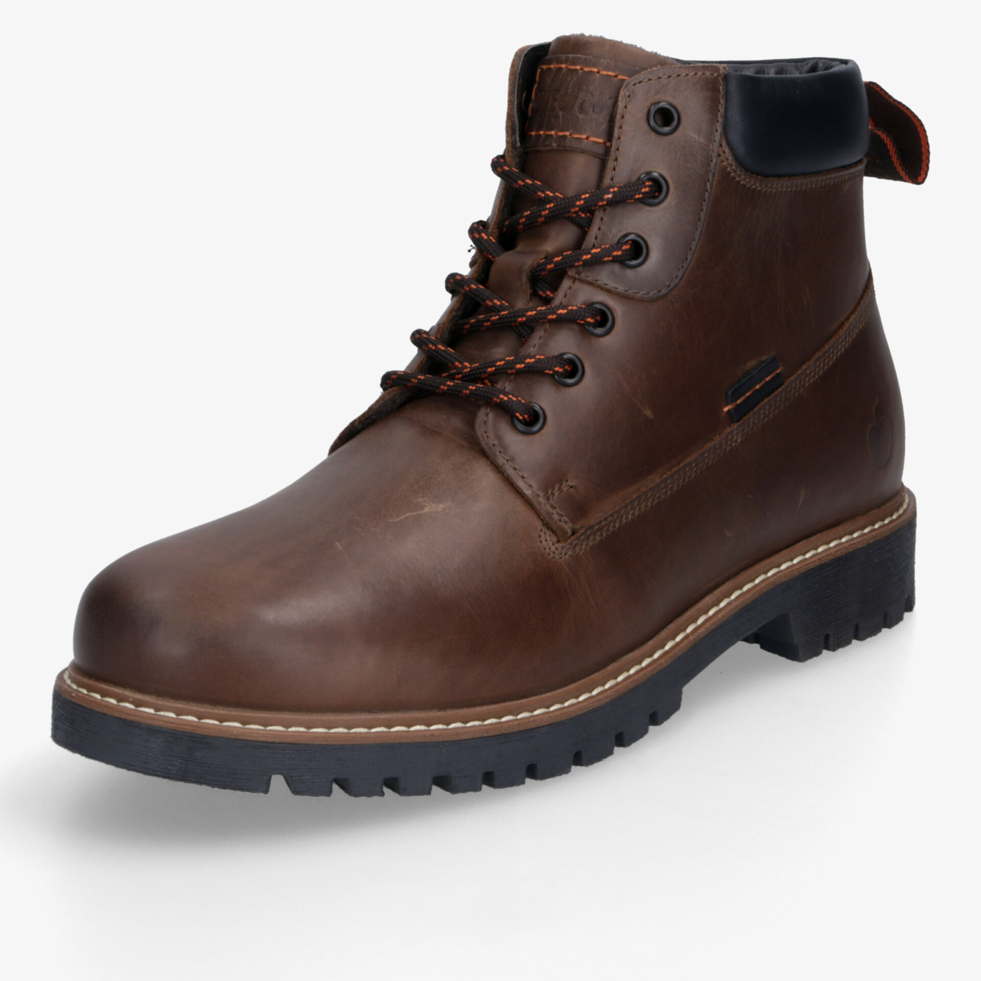 Robuster Lederschnürstiefel mit rutschfester Sohle und bequemer Passform für vielseitigen Outdoor-Einsatz.