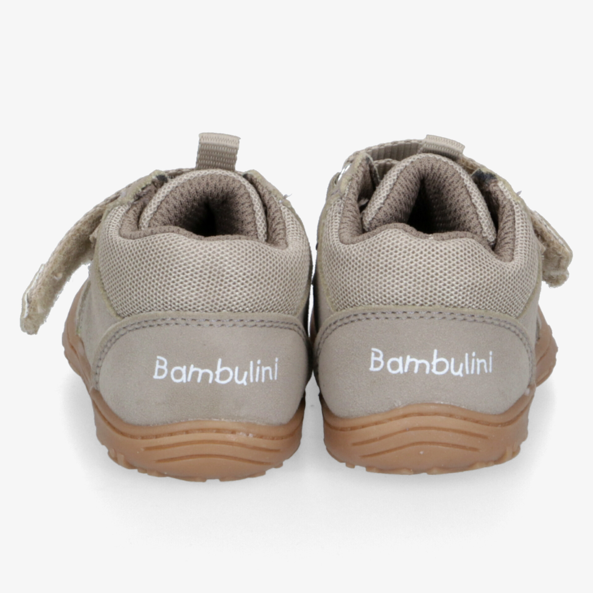 Beige Sneaker mit Klettverschluss und rutschfester Sohle für optimalen Komfort und Haltbarkeit.