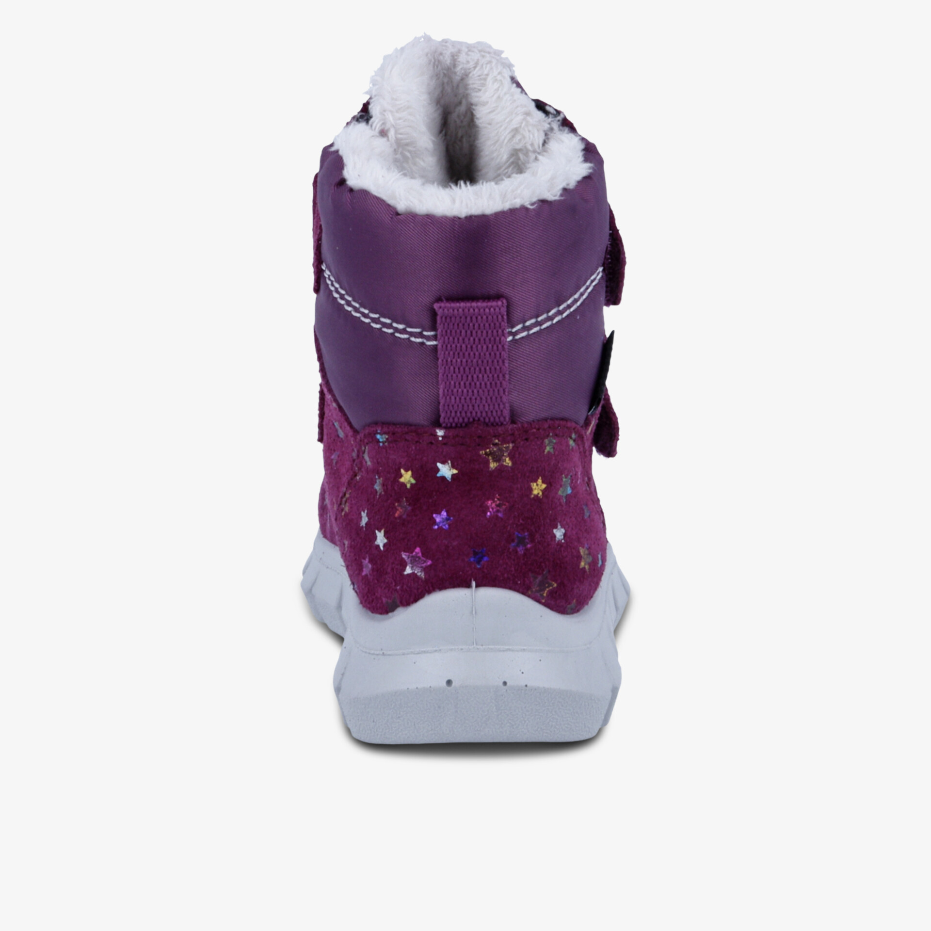Robuster gefütterter Winterschuh mit wasserabweisendem Material und rutschfester Sohle, ideal für kalte Tage