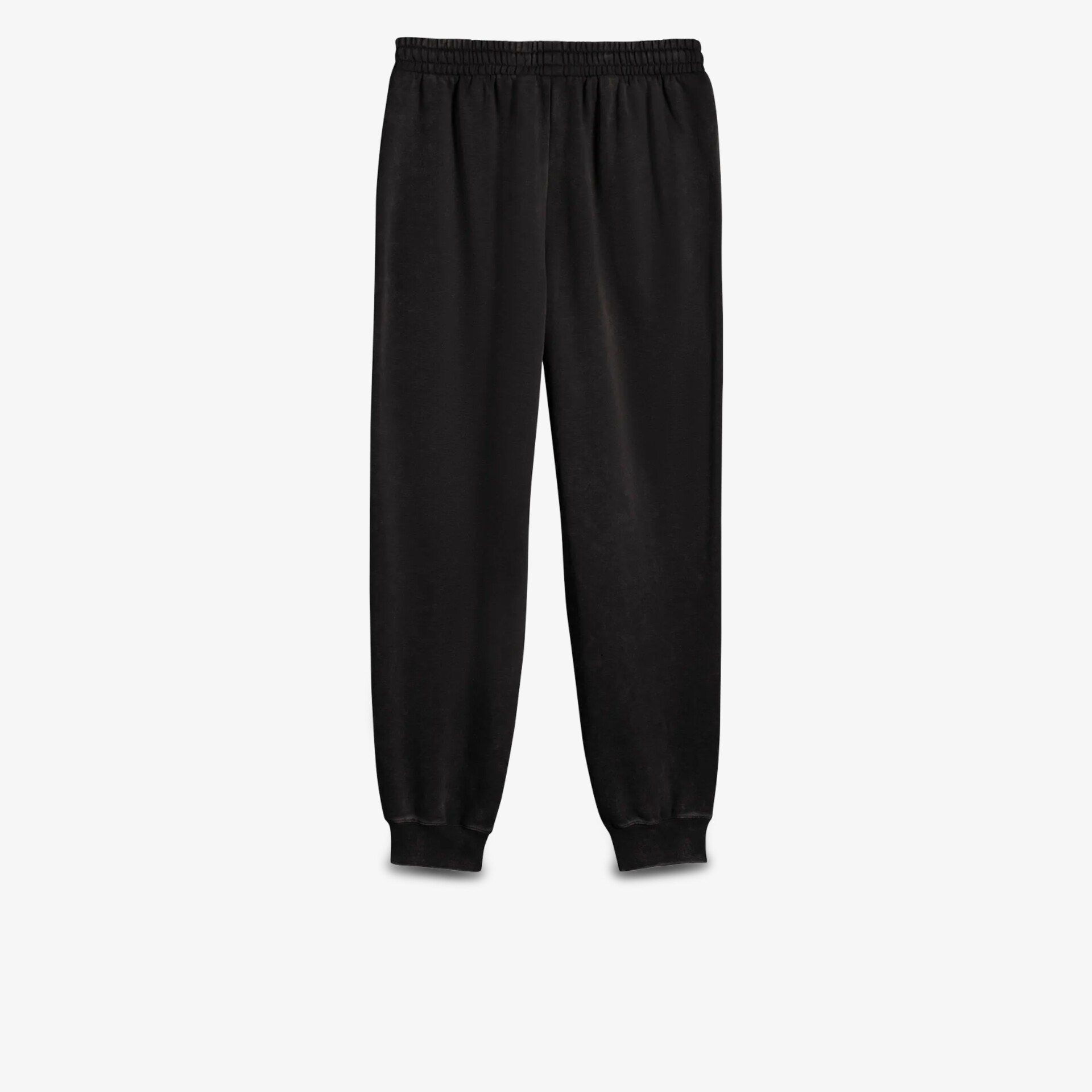 Schwarze Jogginghose mit elastischem Bund und bequemen Schnitt für sportlichen und lässigen Stil