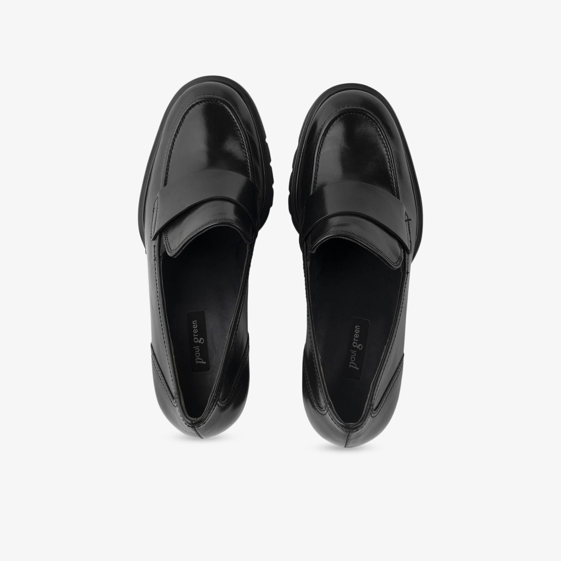 Elegante schwarze Leder Loafer in klassischem Design für stilvollen Komfort und sicheren Halt.