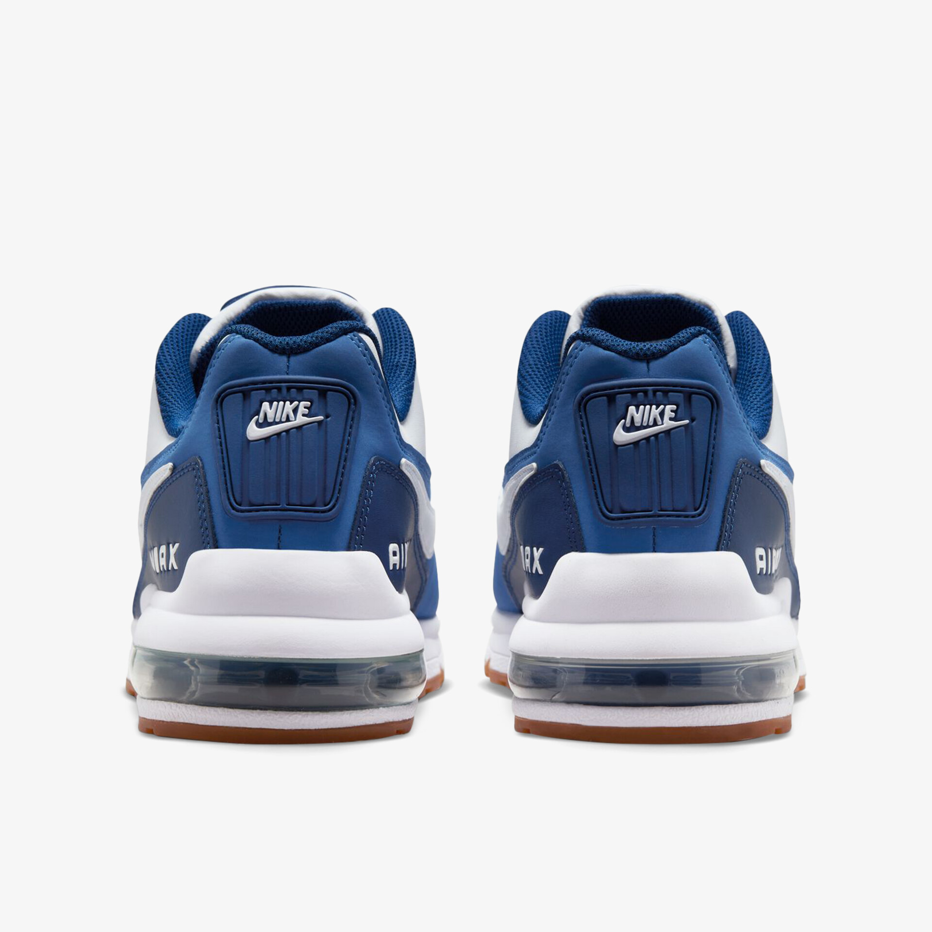 Bequeme und stilvolle Sportschuhe in Blau und Weiß mit moderner Dämpfung und robuster Gummisohle.