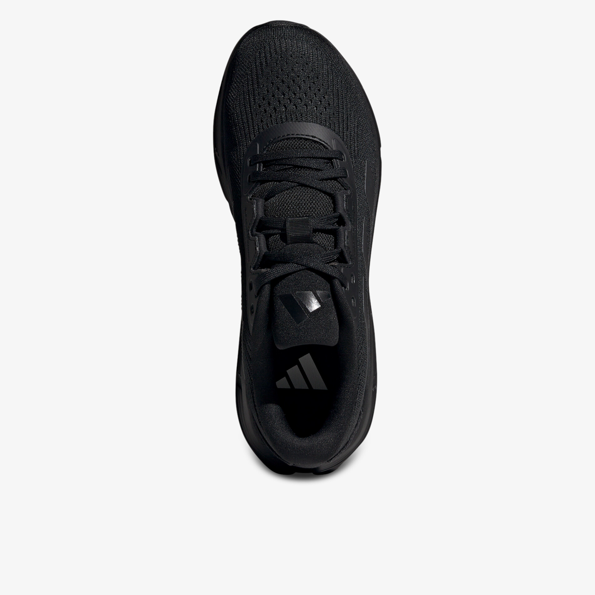 Schwarzer leichter Sportschuh mit atmungsaktivem Obermaterial und bequemem Sitz in moderner Optik