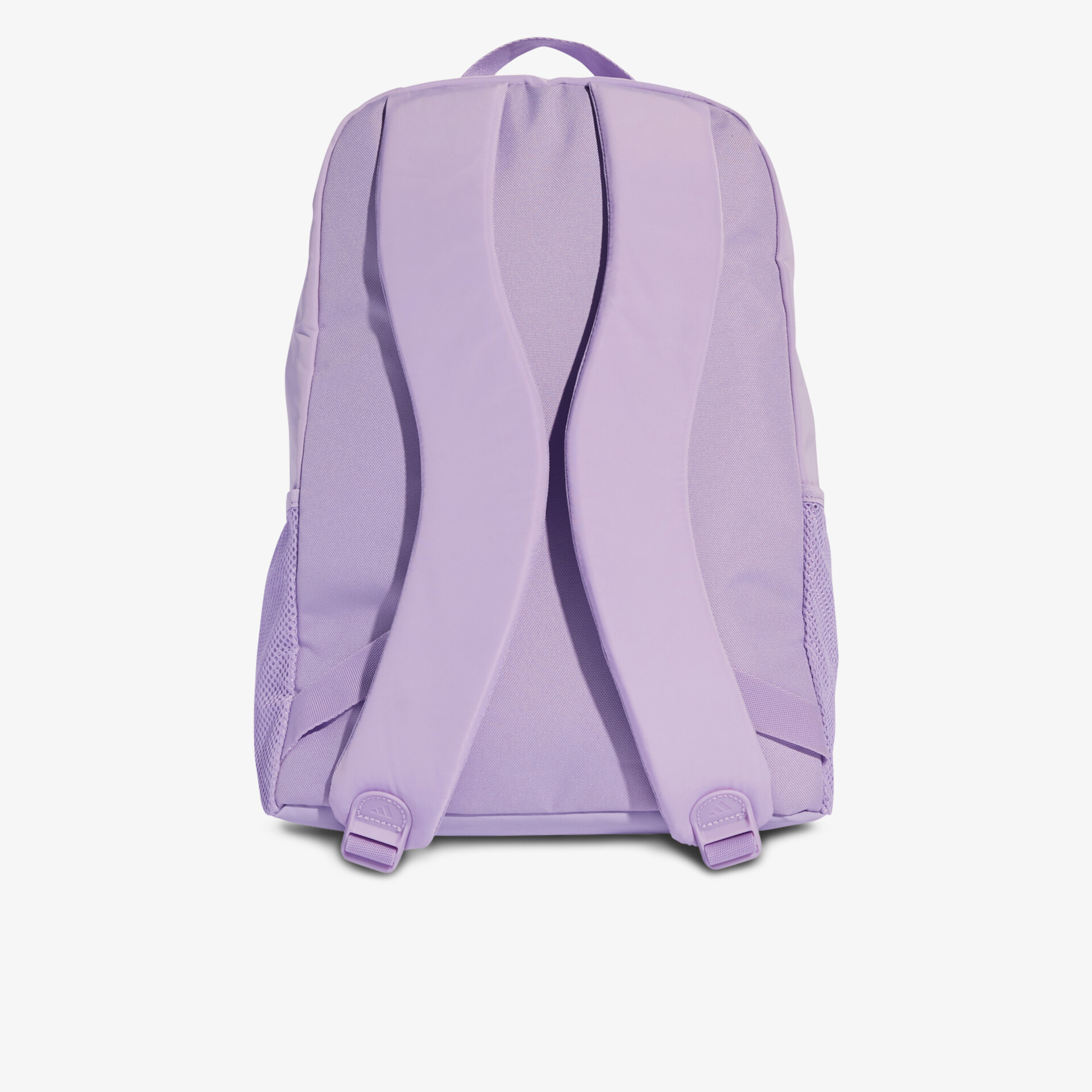 Rucksack in lila mit gepolsterten Schultergurten und schlichtem, praktischem Design, Rückansicht