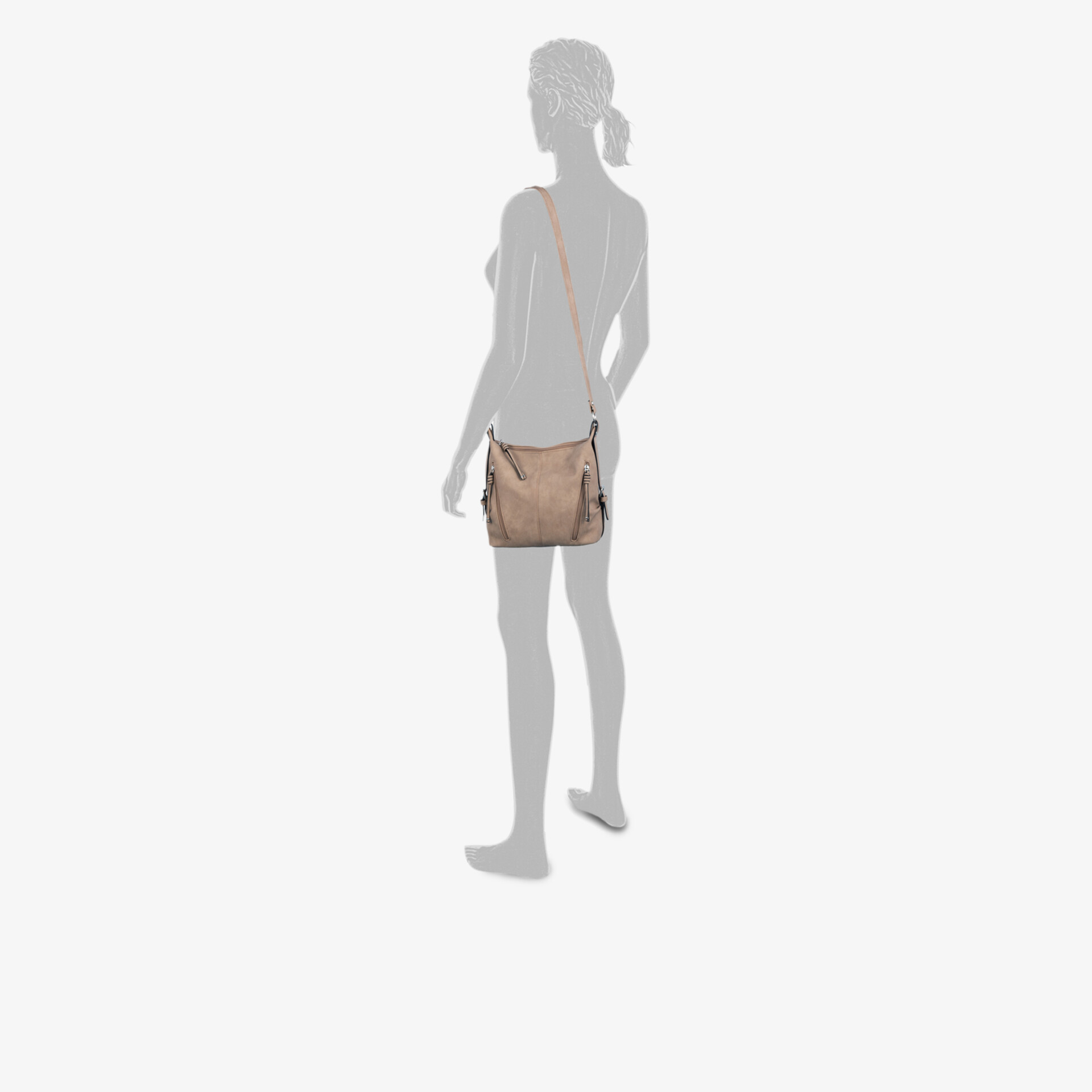 Leichte, kompakte Tasche mit verstellbarem Träger für praktischen Alltag und schlichtes Design