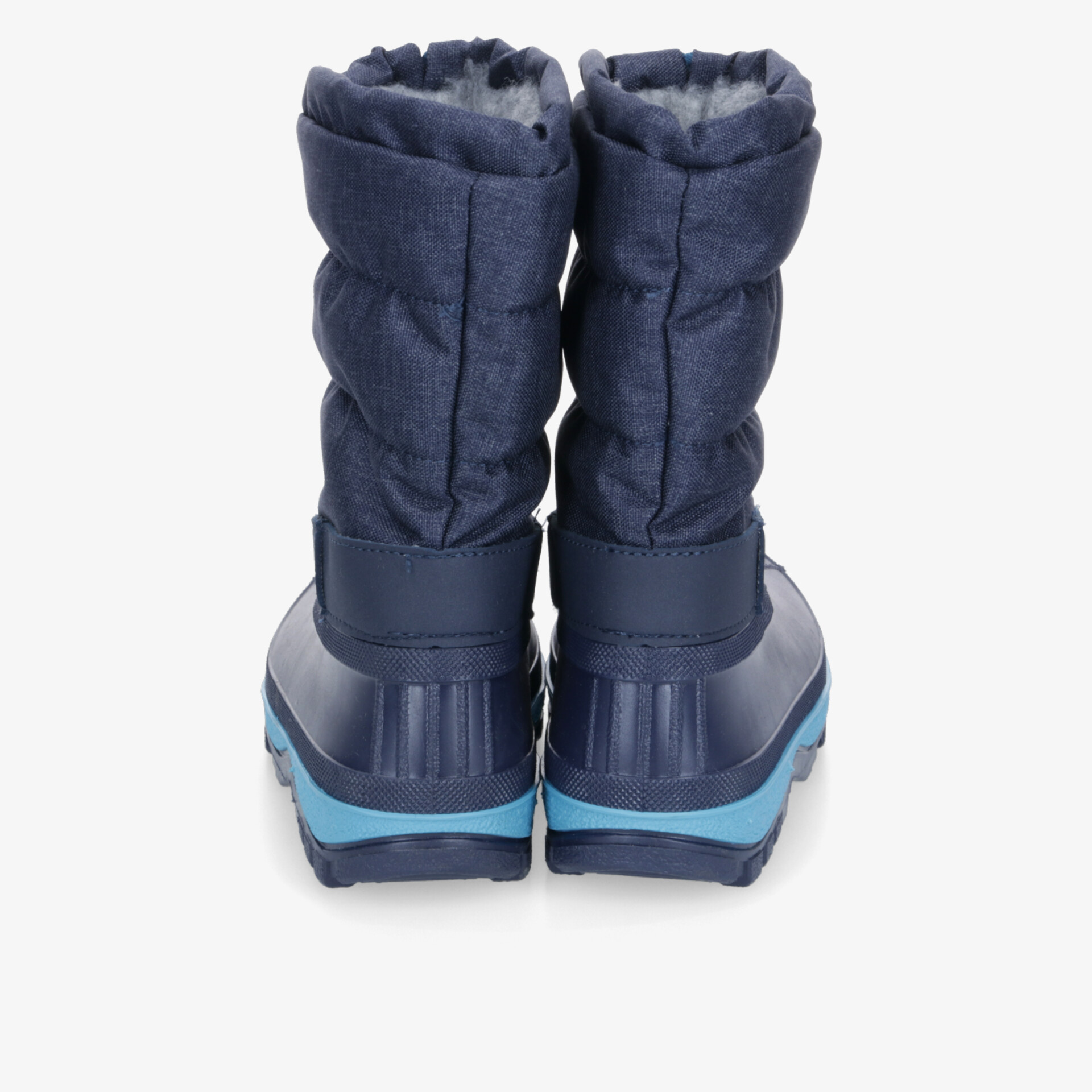 Warme und robuste Winterstiefel in Dunkelblau mit rutschfester Sohle und bequemem Innenfutter.