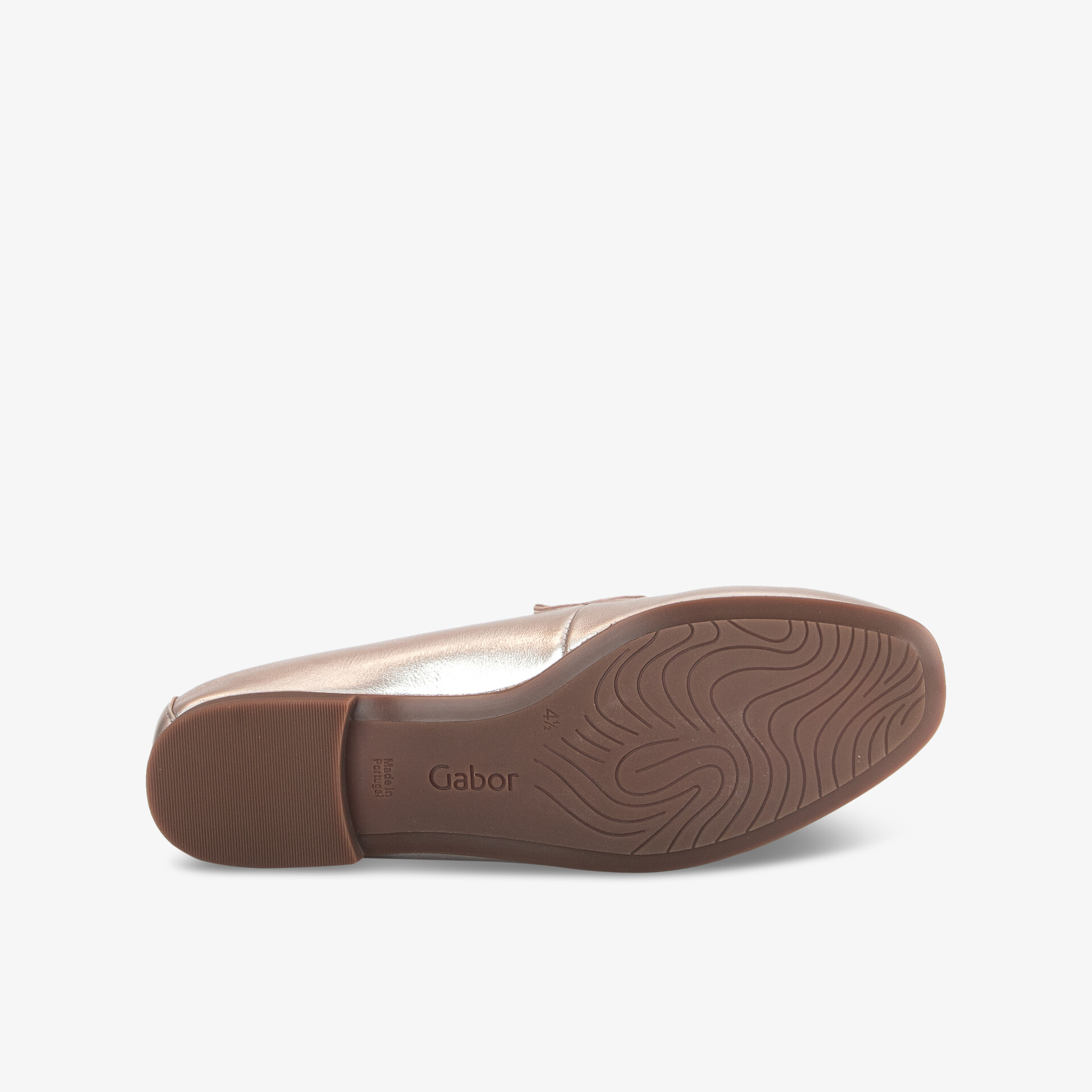Rutschfeste und elegante Schuhsohle mit robustem Design für langanhaltenden Komfort.