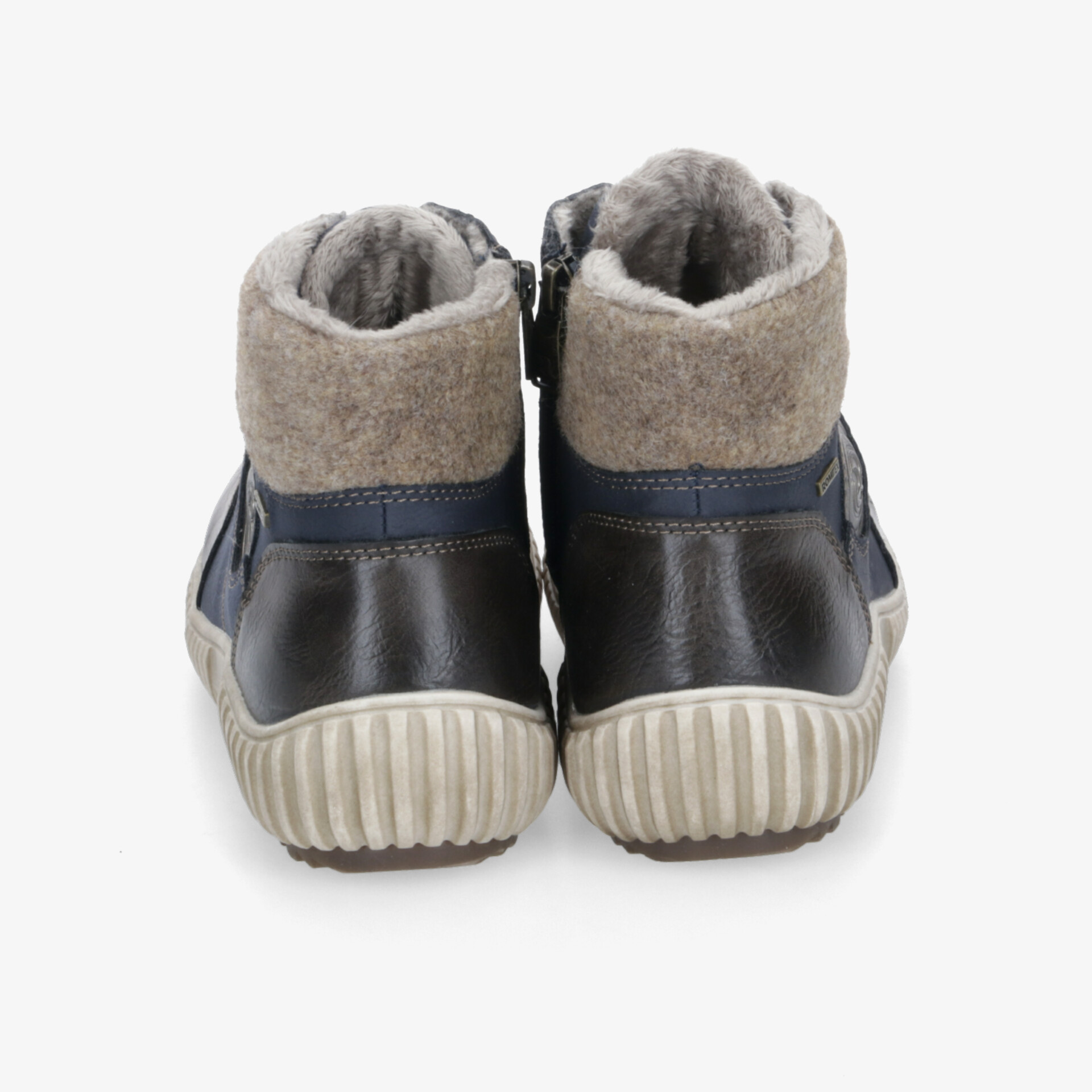 Robuste und warme Winterstiefel mit weichem Innenfell und praktischem seitlichen Reißverschluss, rutschfeste Sohle