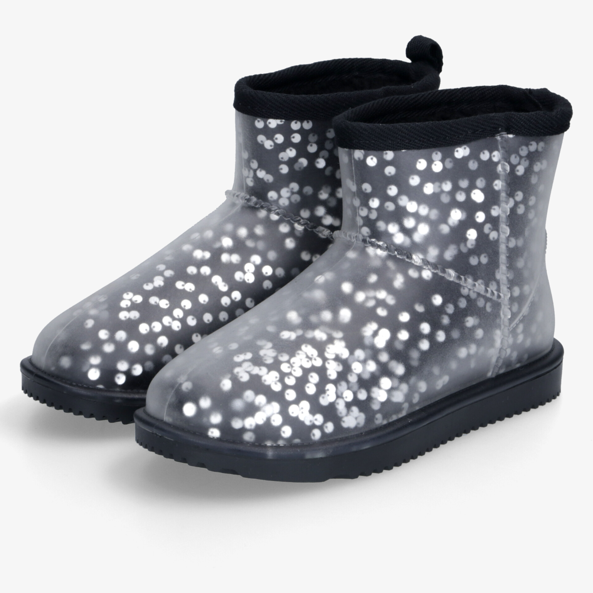 Glänzende, stilvolle Gummistiefel mit rutschfester Sohle und komfortablem Innenfutter