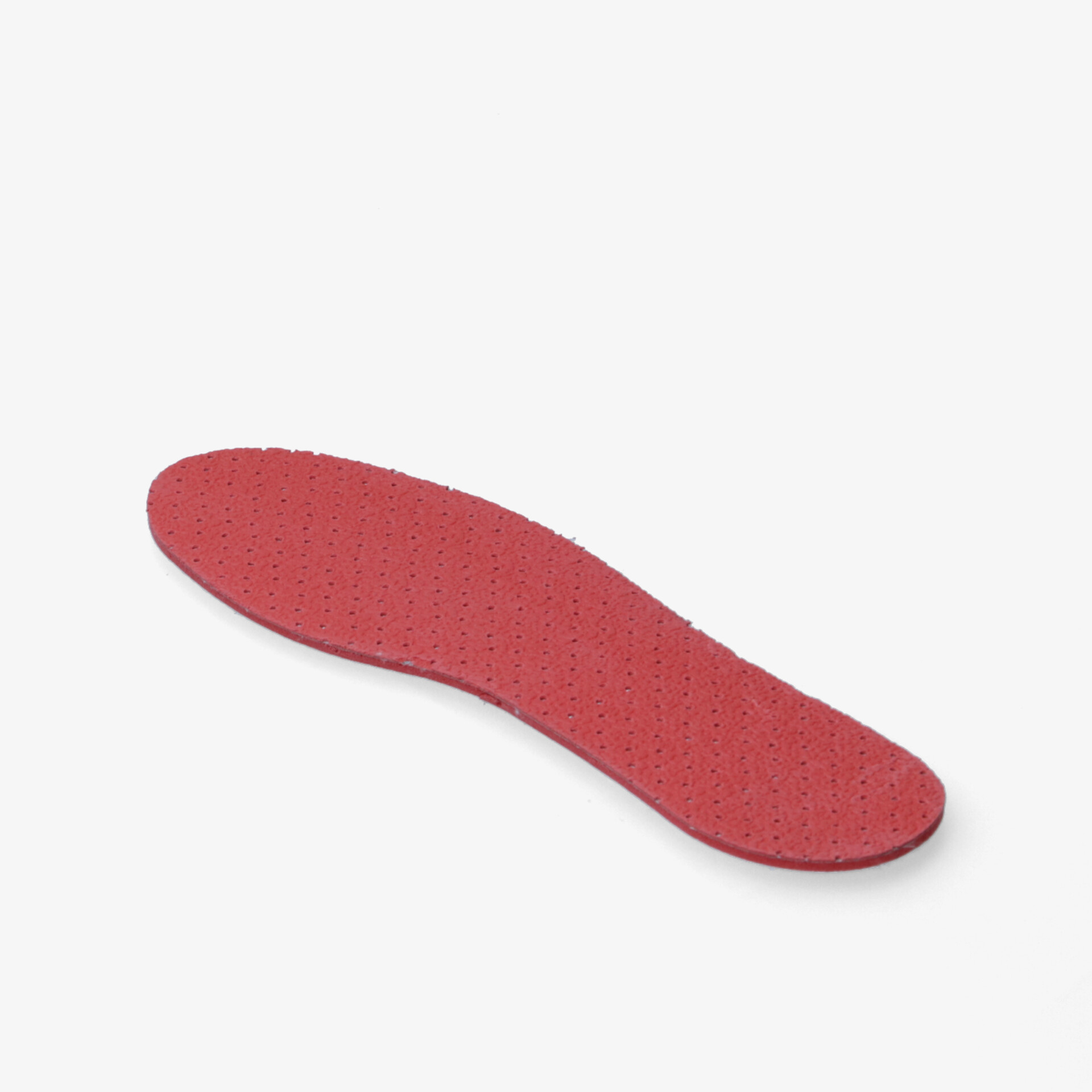 Rote ergonomische Einlegesohle bietet hohen Komfort durch atmungsaktives, stoßdämpfendes und flexibles Material.