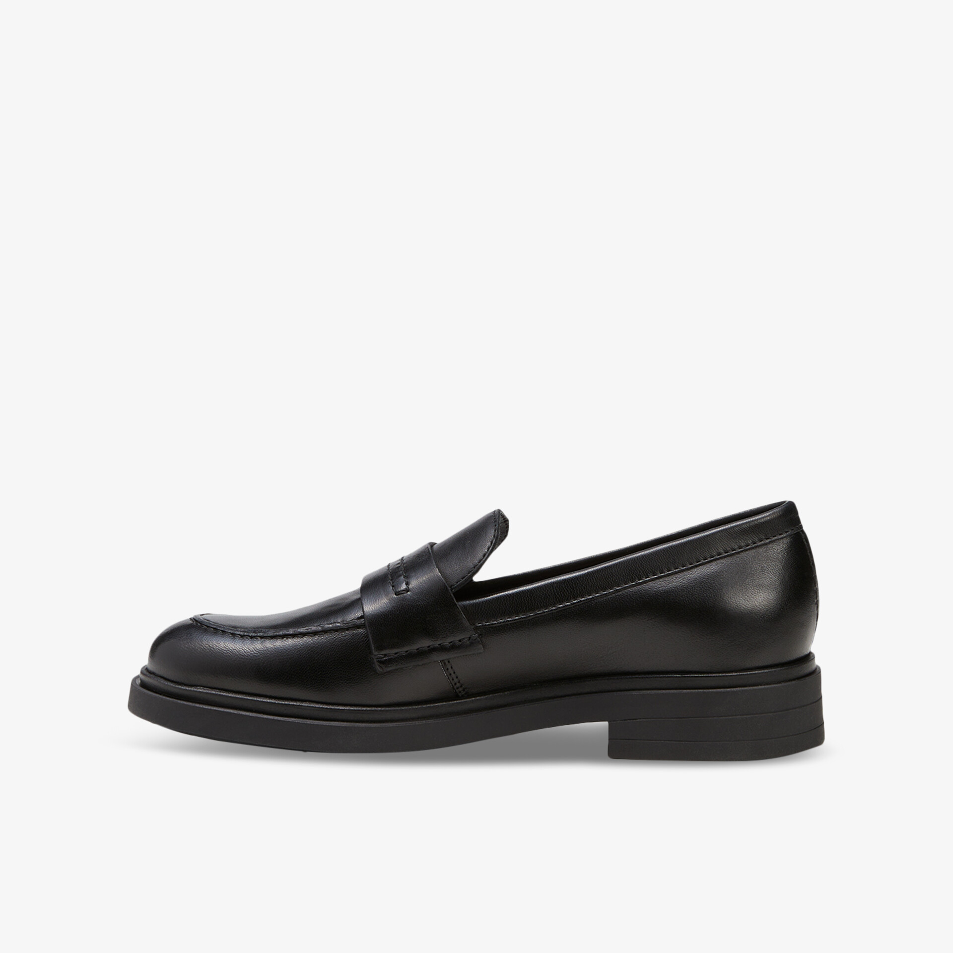 Eleganter schwarzer Leder-Loafer mit klassischem Design und bequemer Passform.