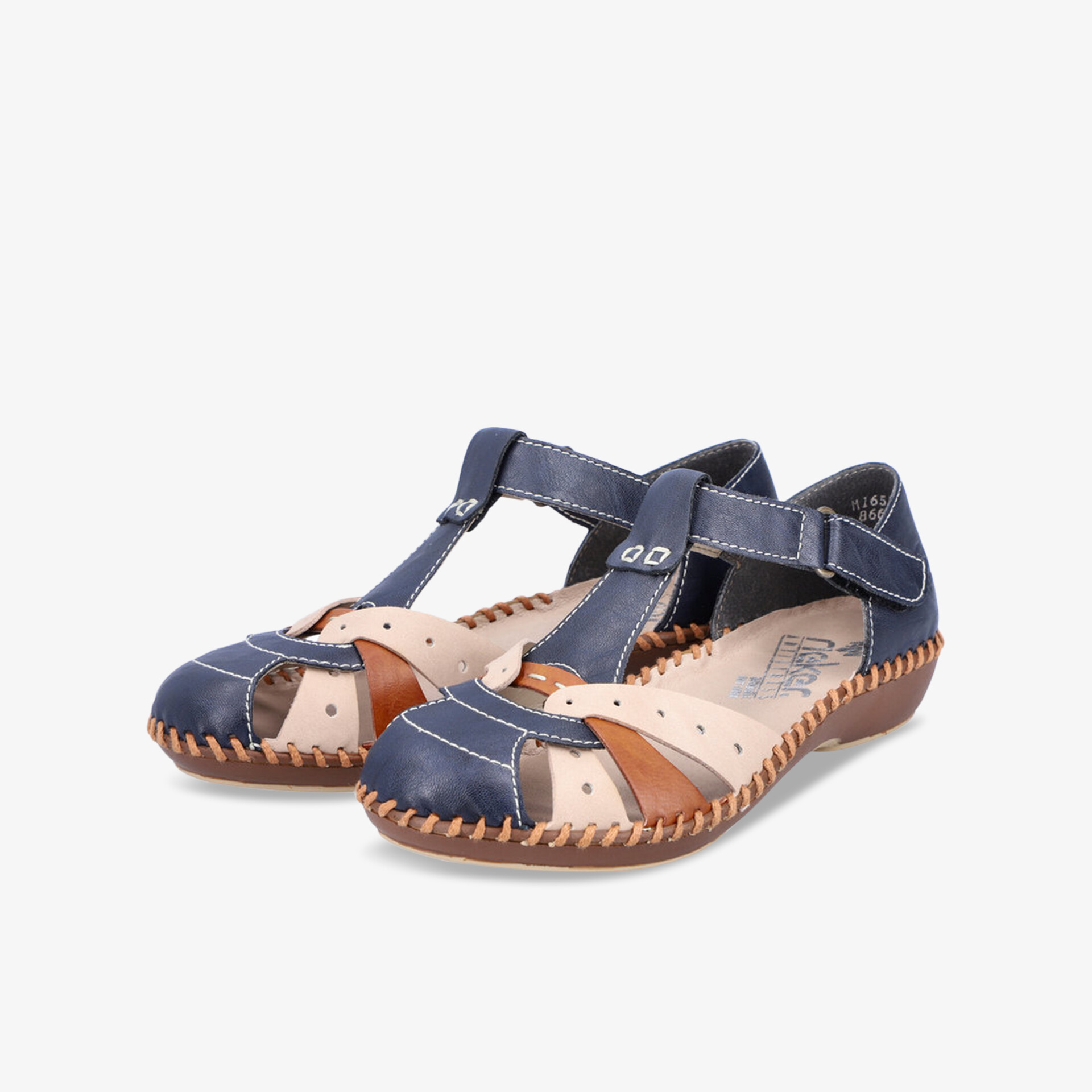 Bequeme, verstellbare Ledersandalen mit flexibler Sohle und handgenähter Verarbeitung für optimalen Tragekomfort