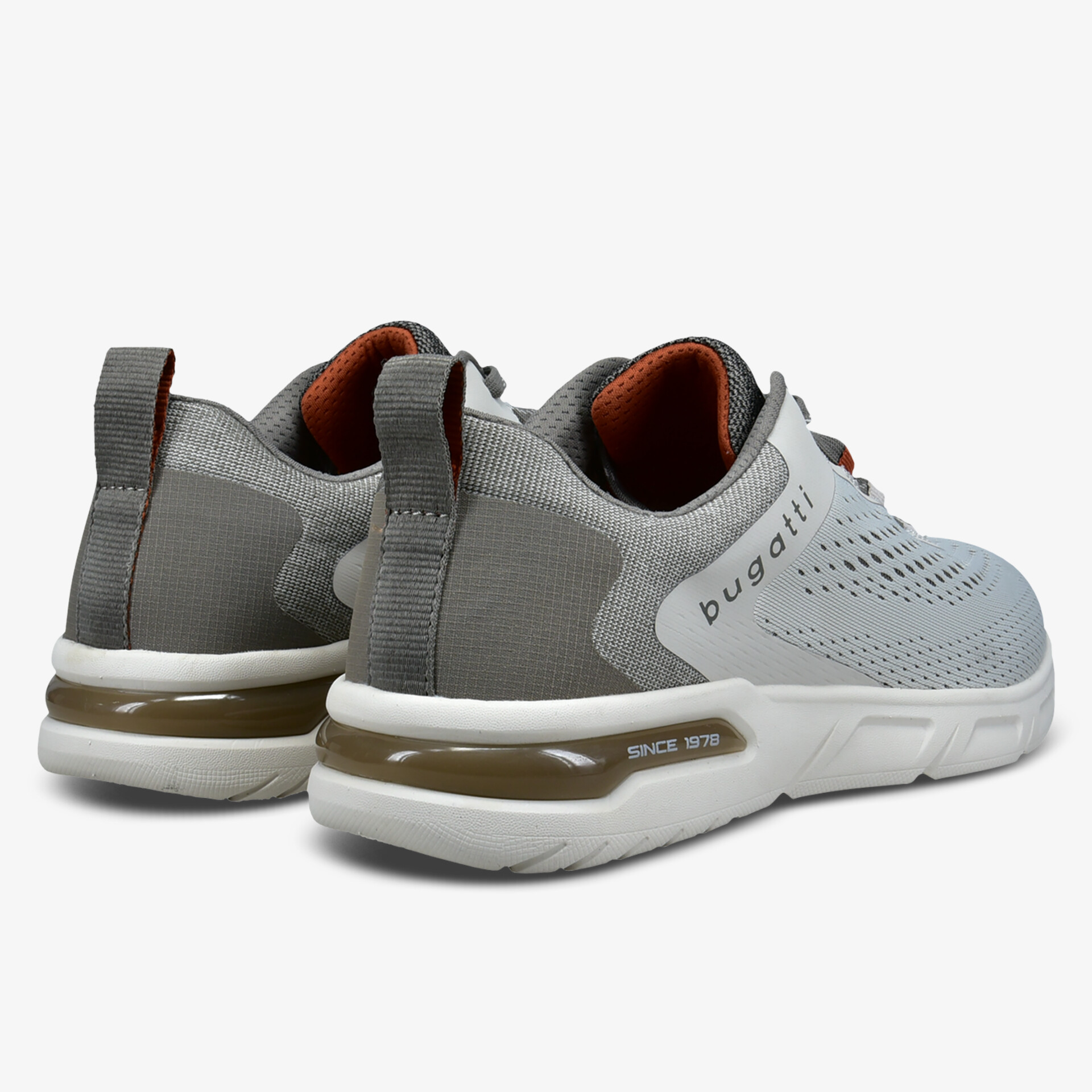 Graue Sneaker mit komfortabler Sohle und modernem Design