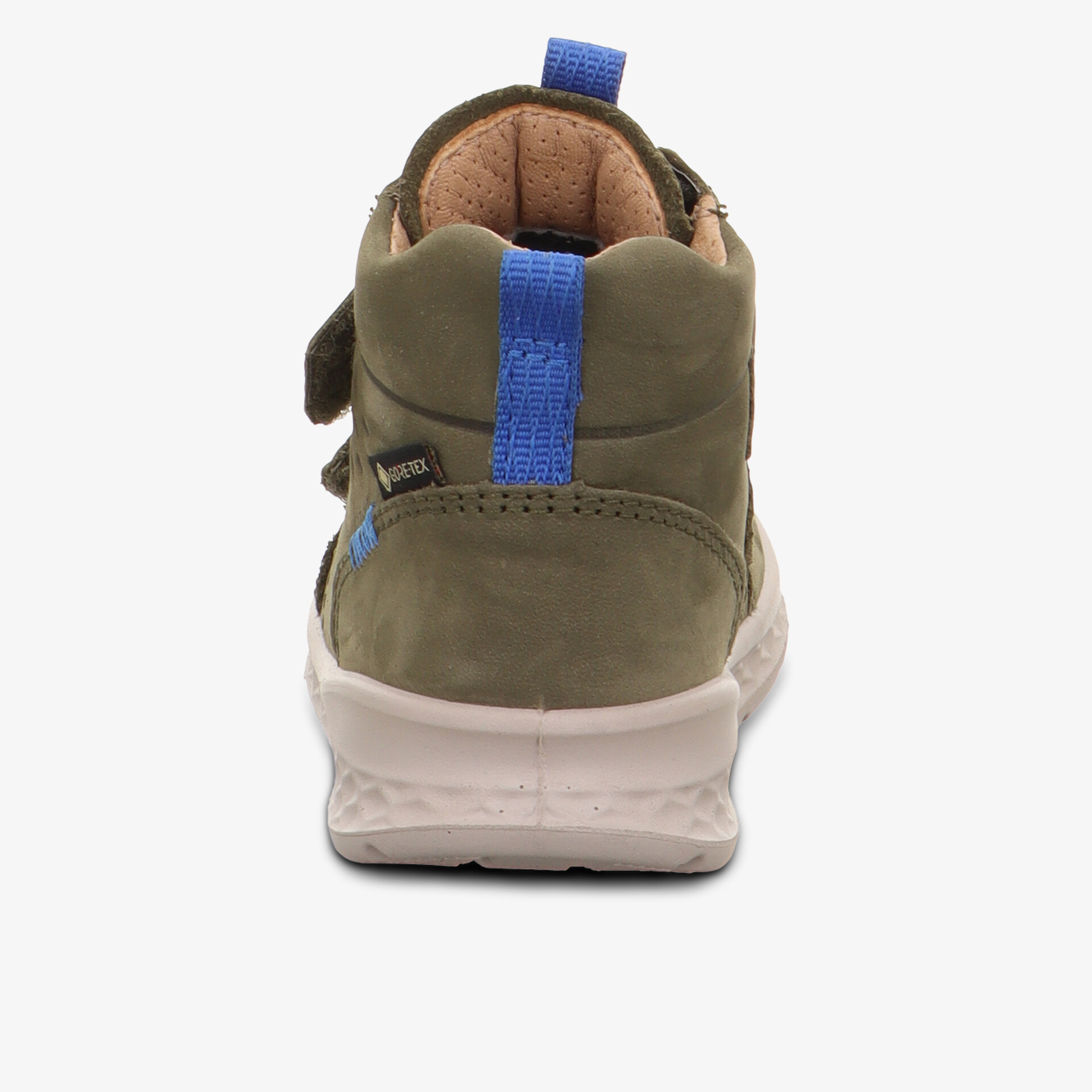 Schuh Rückansicht mit robuster Sohle und bequemer Passform, ideal für stabilen Halt und Komfort