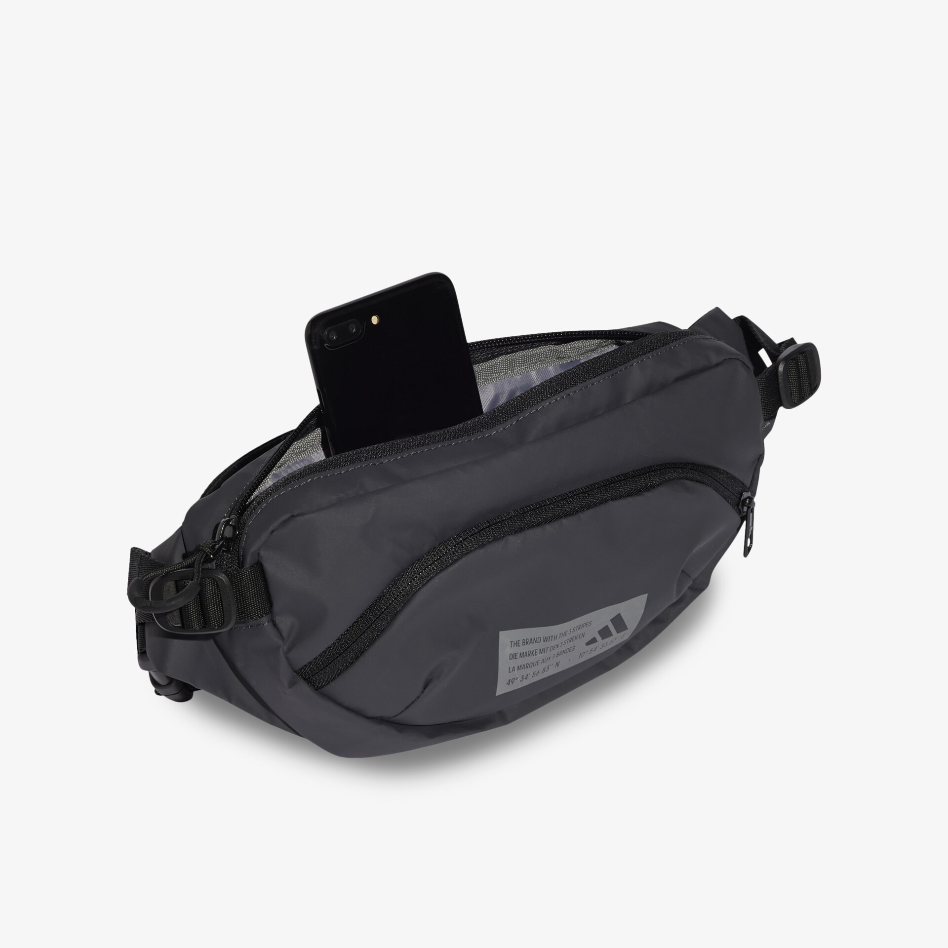 Praktische Gürteltasche mit Reißverschluss und verstellbarem Gürtel, ideal für sicheren und bequemen transport