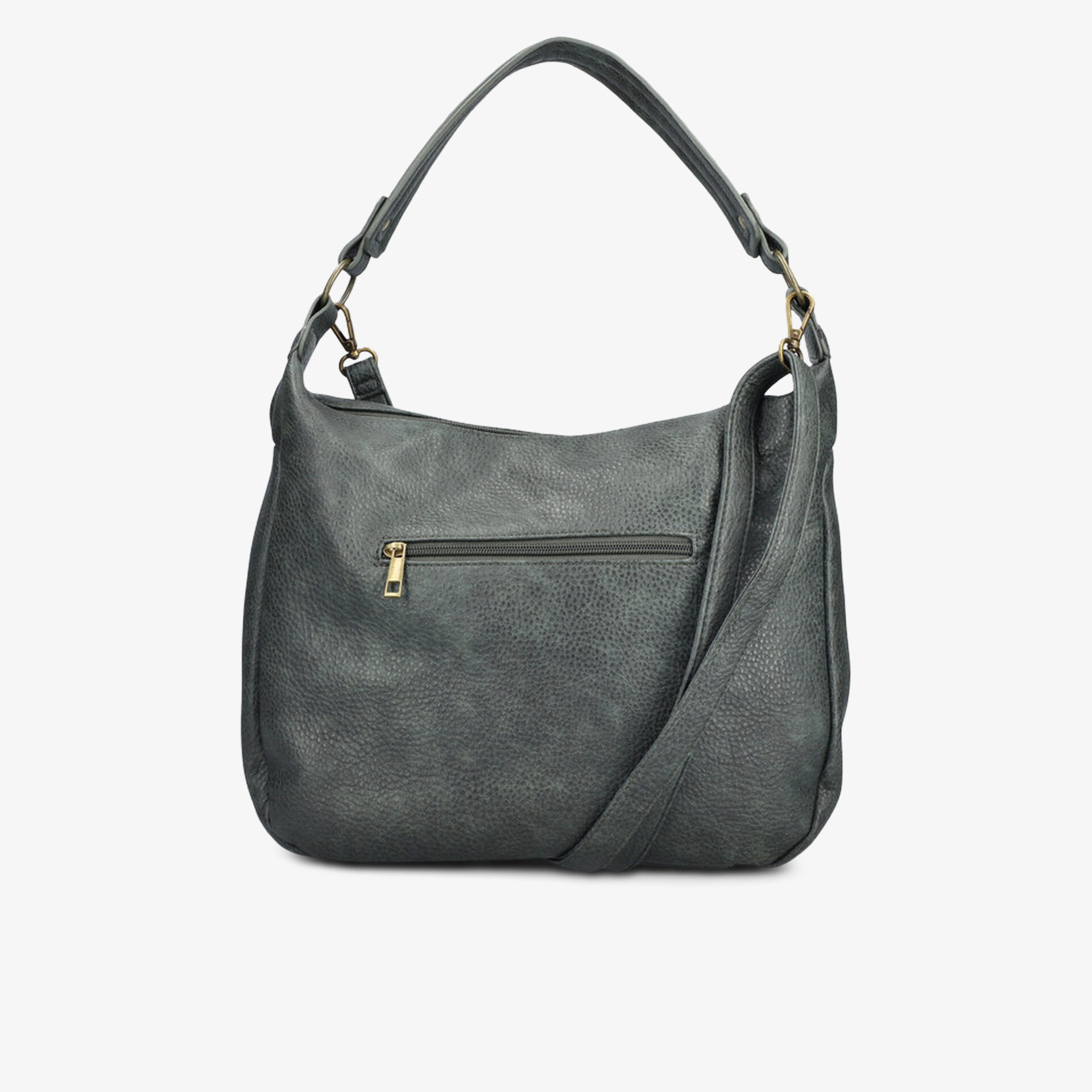 Elegante und geräumige Umhängetasche aus robustem Material mit praktischem Reißverschlussfach außen