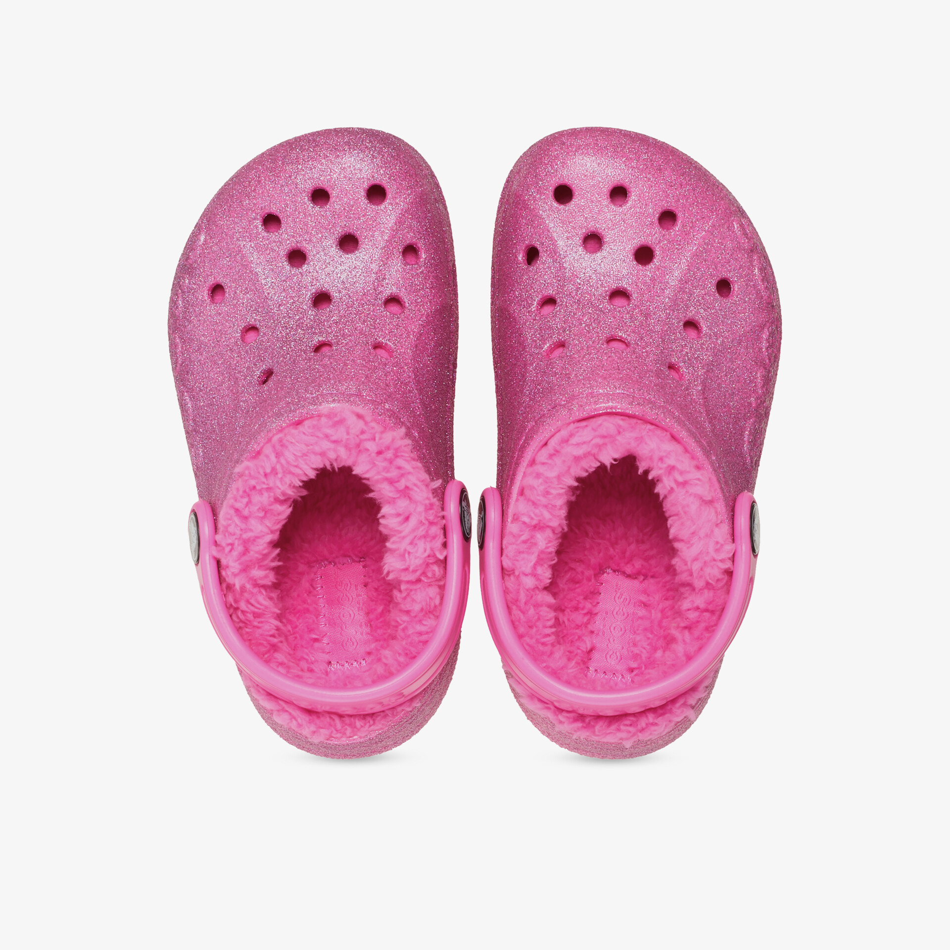 Pink gefütterte Clogs mit warmem Innenfutter, bequem, leicht und rutschfest für kältere Tage