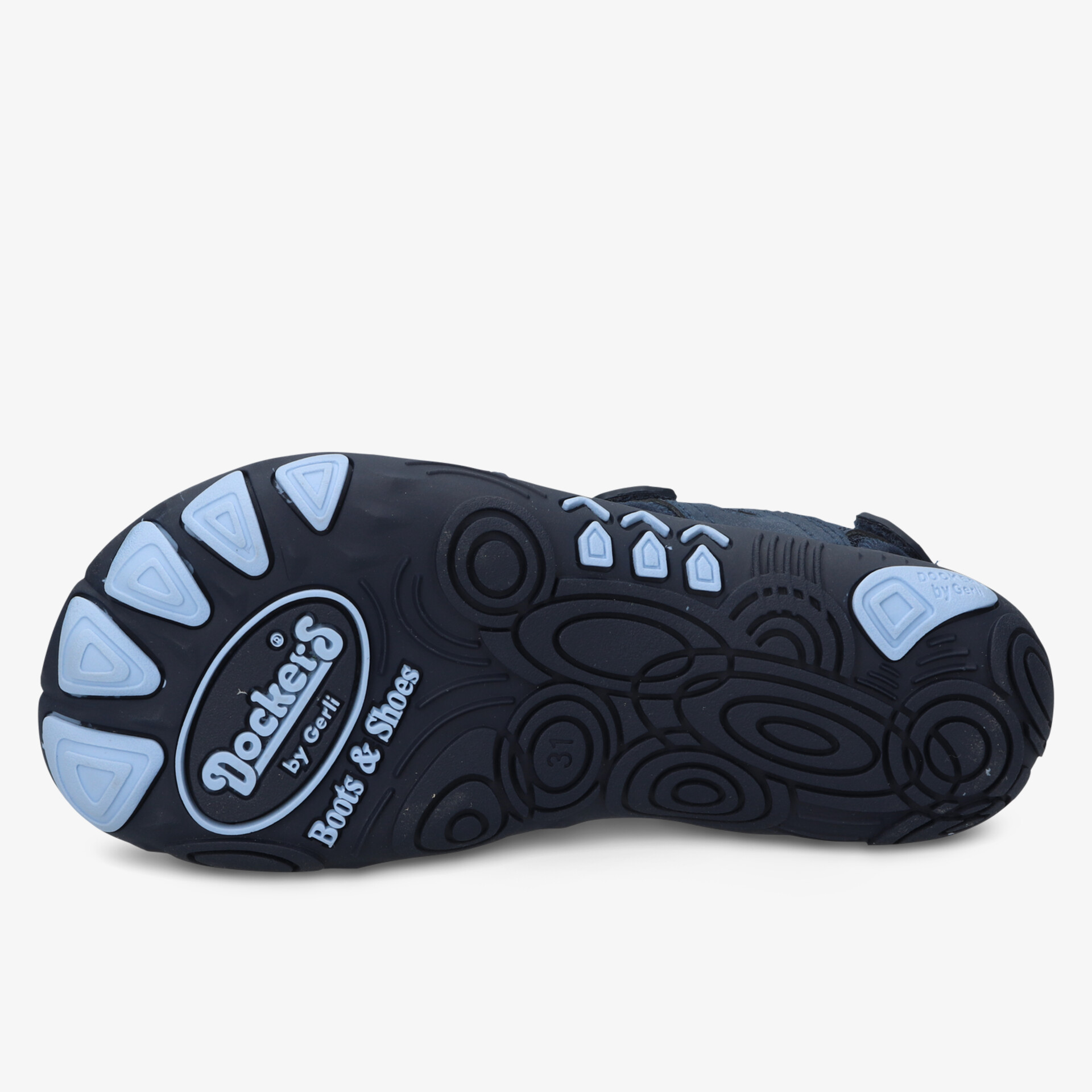 Rutschfeste und robuste Schuhsohle mit strapazierfähigem Profil für optimalen Halt und Komfort